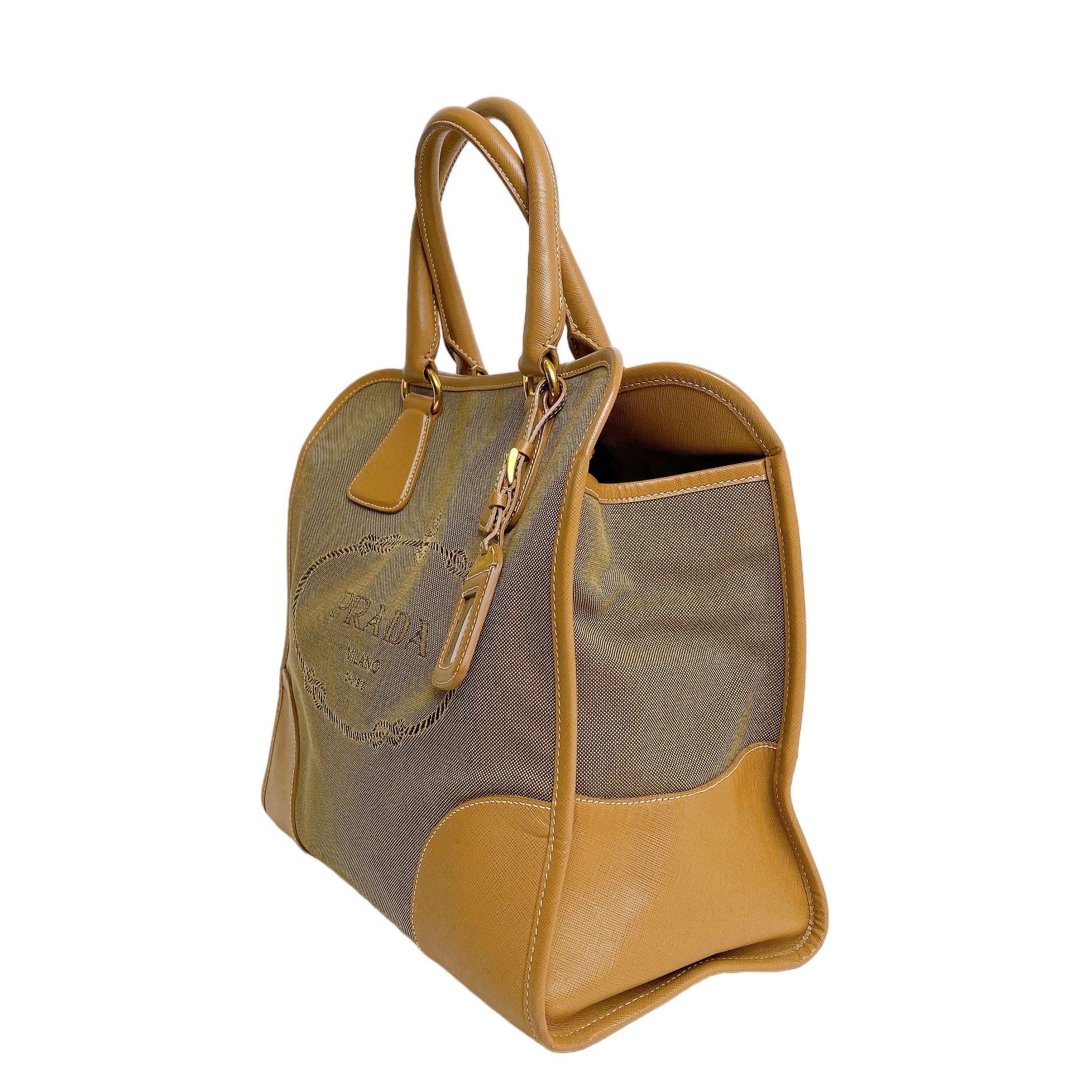 PRADA CANVAS TOTE BAG