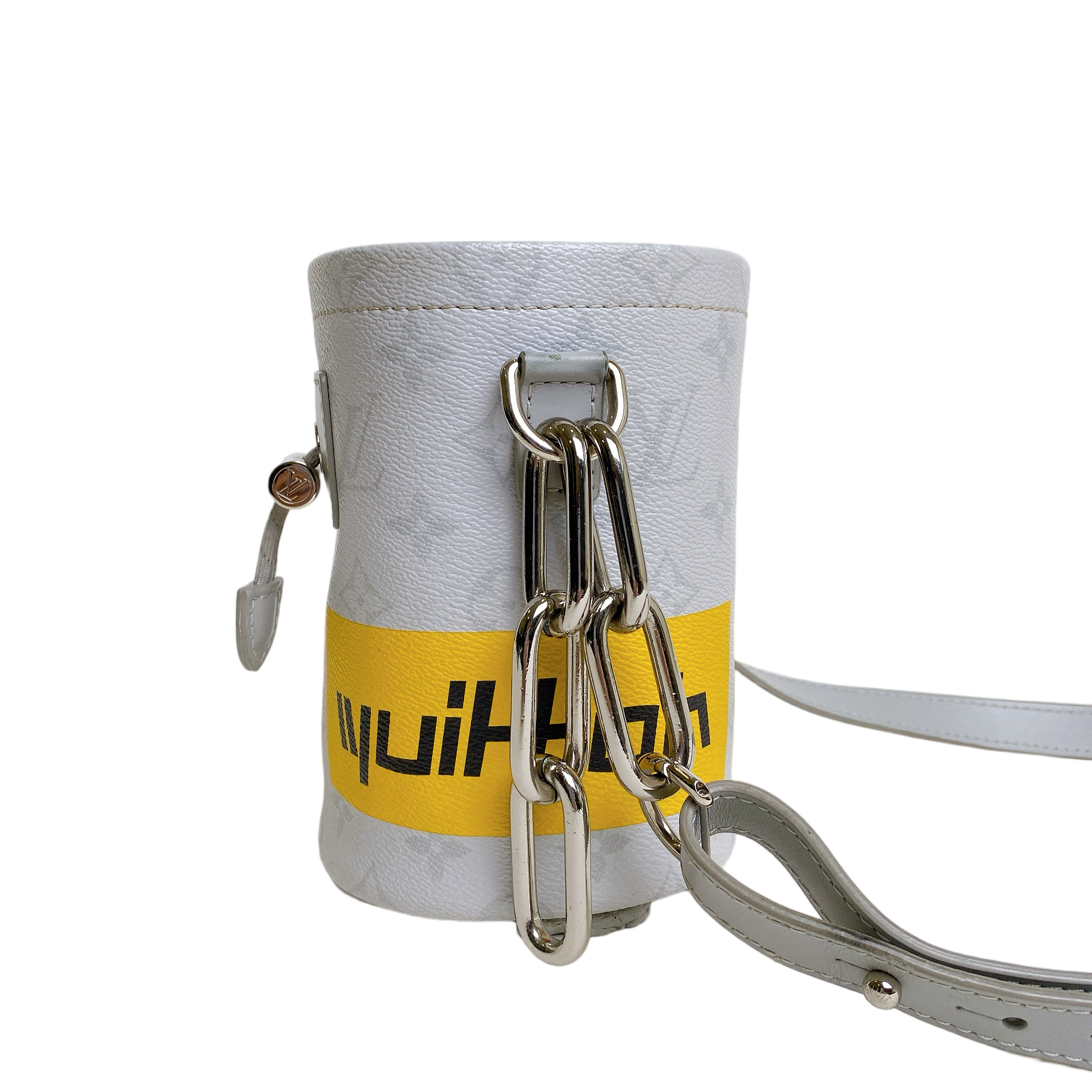 LV White Nano Chalk Bag