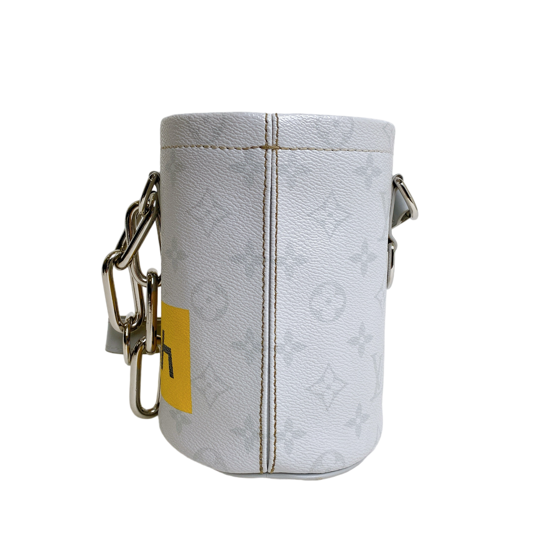 LV White Nano Chalk Bag