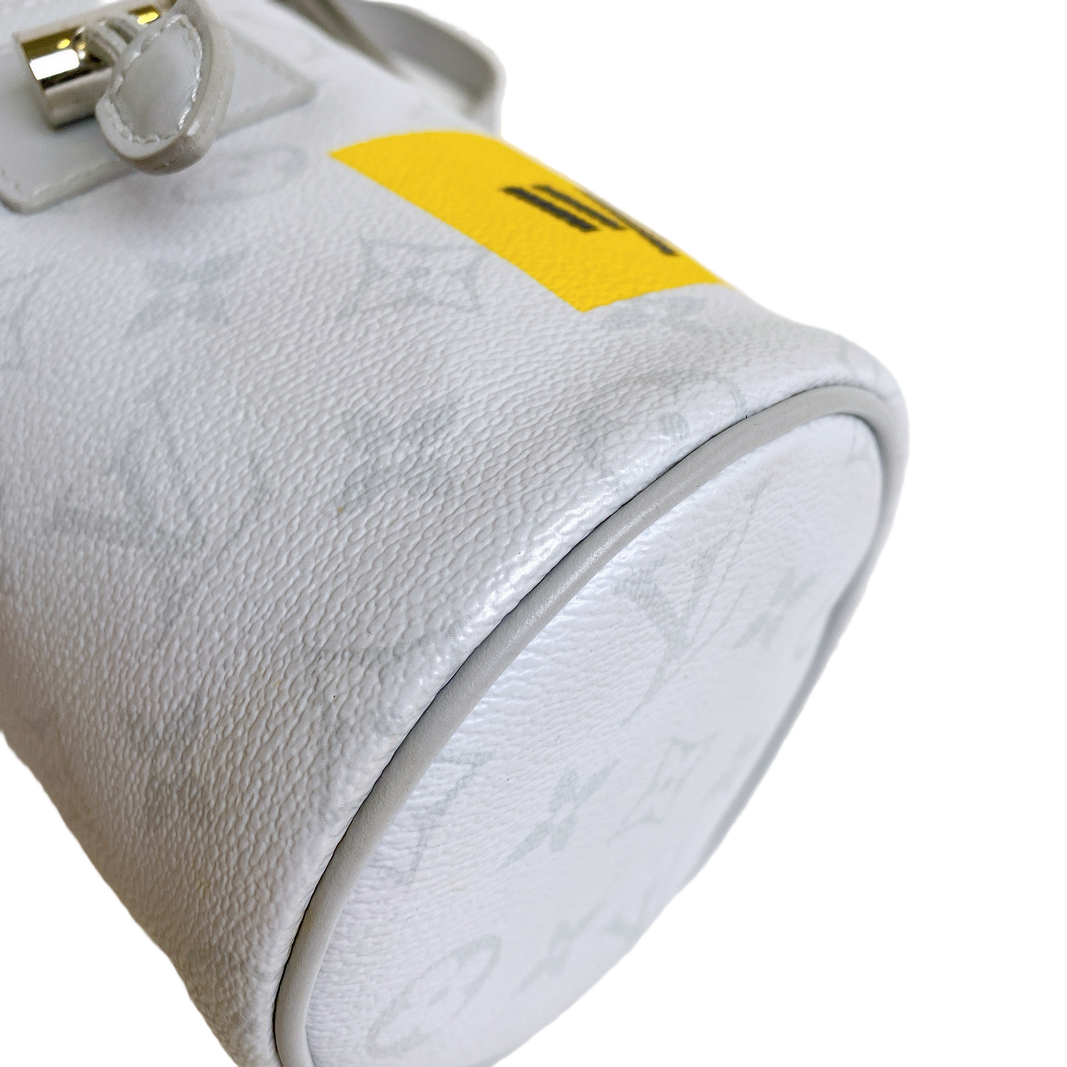 LV White Nano Chalk Bag