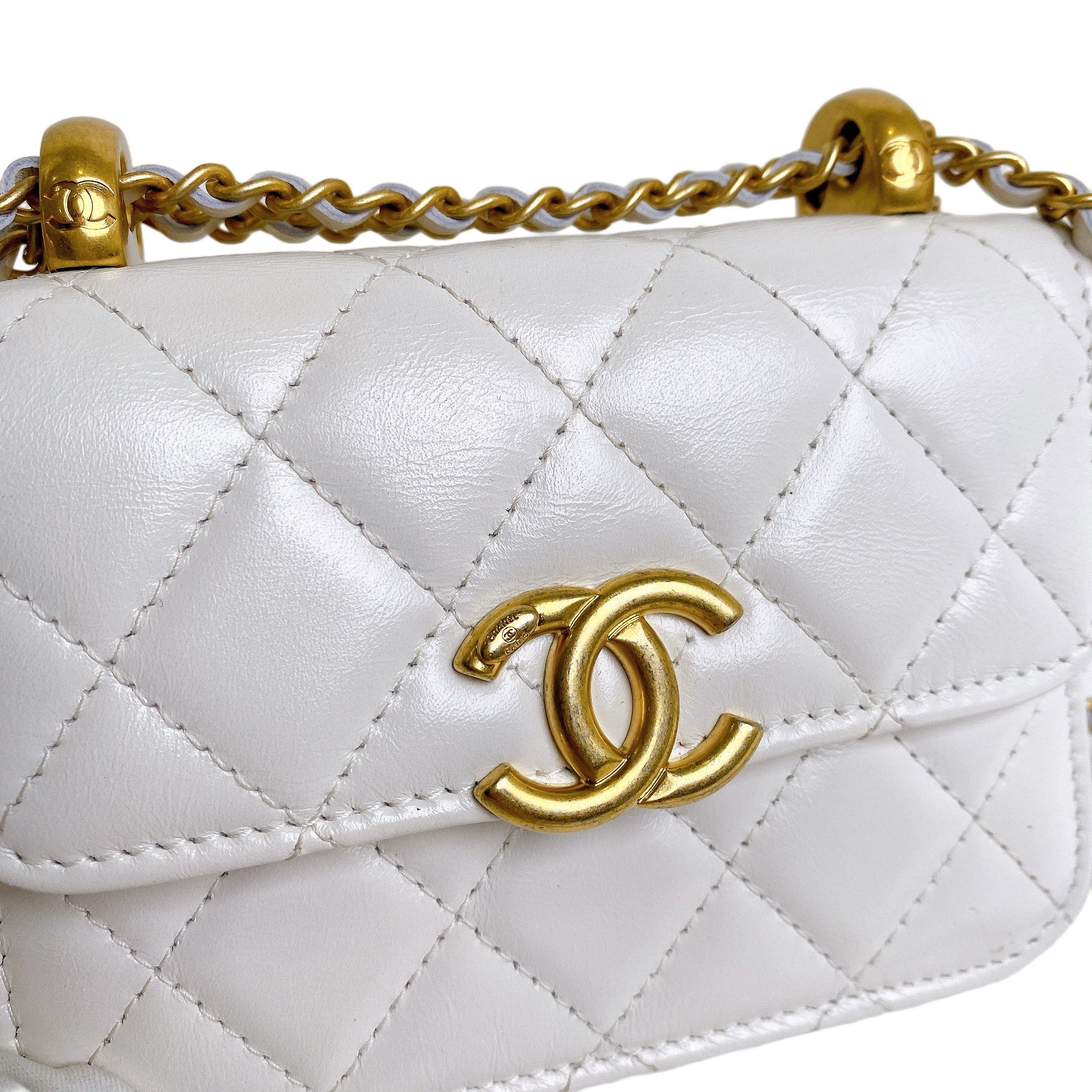 CHANEL WHITE MINI