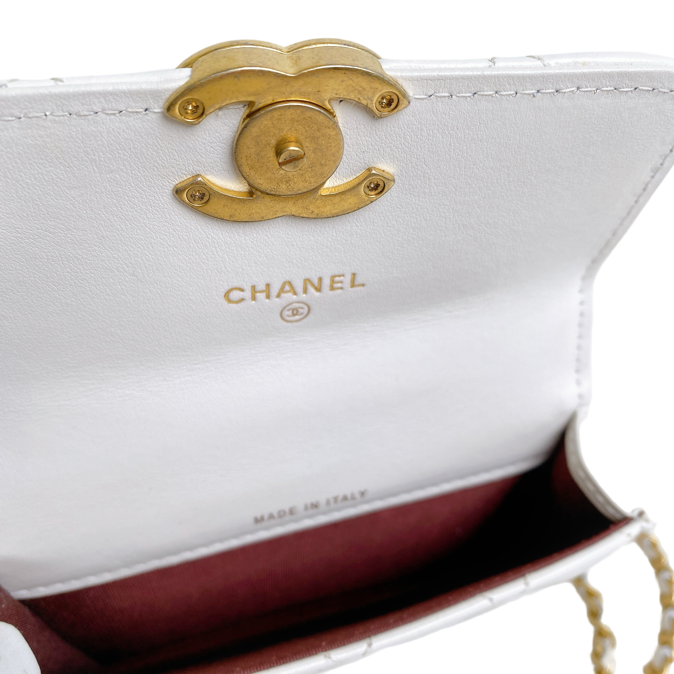 CHANEL WHITE MINI