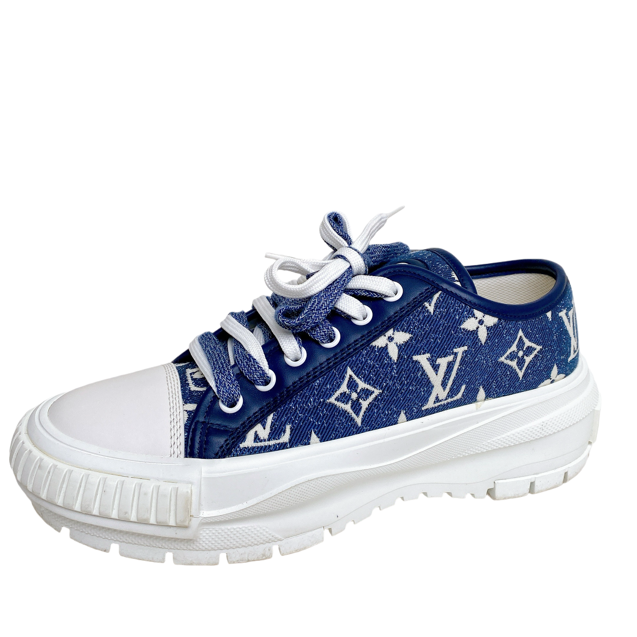 LV SQUAD DENIM SNEAKERS
