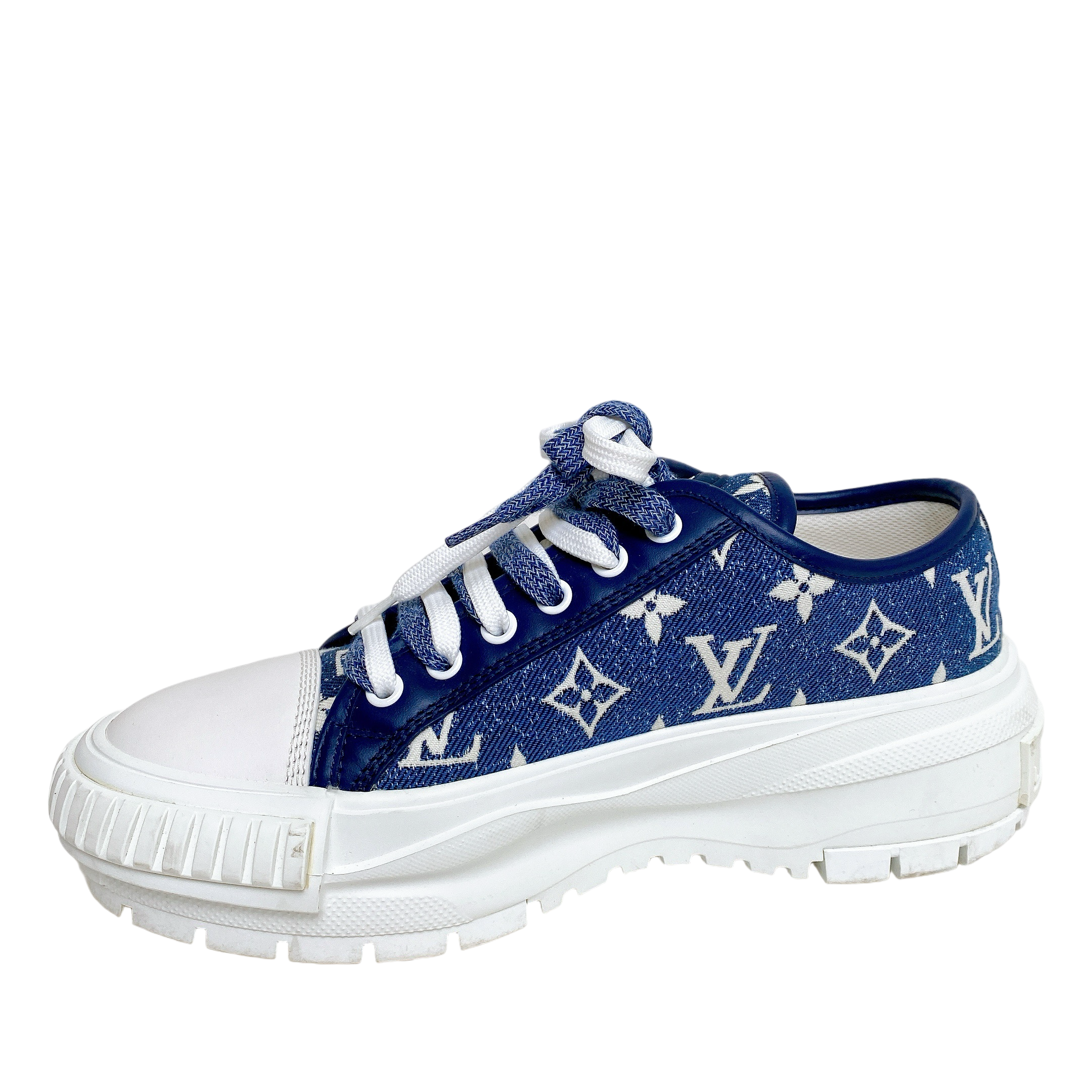LV SQUAD DENIM SNEAKERS