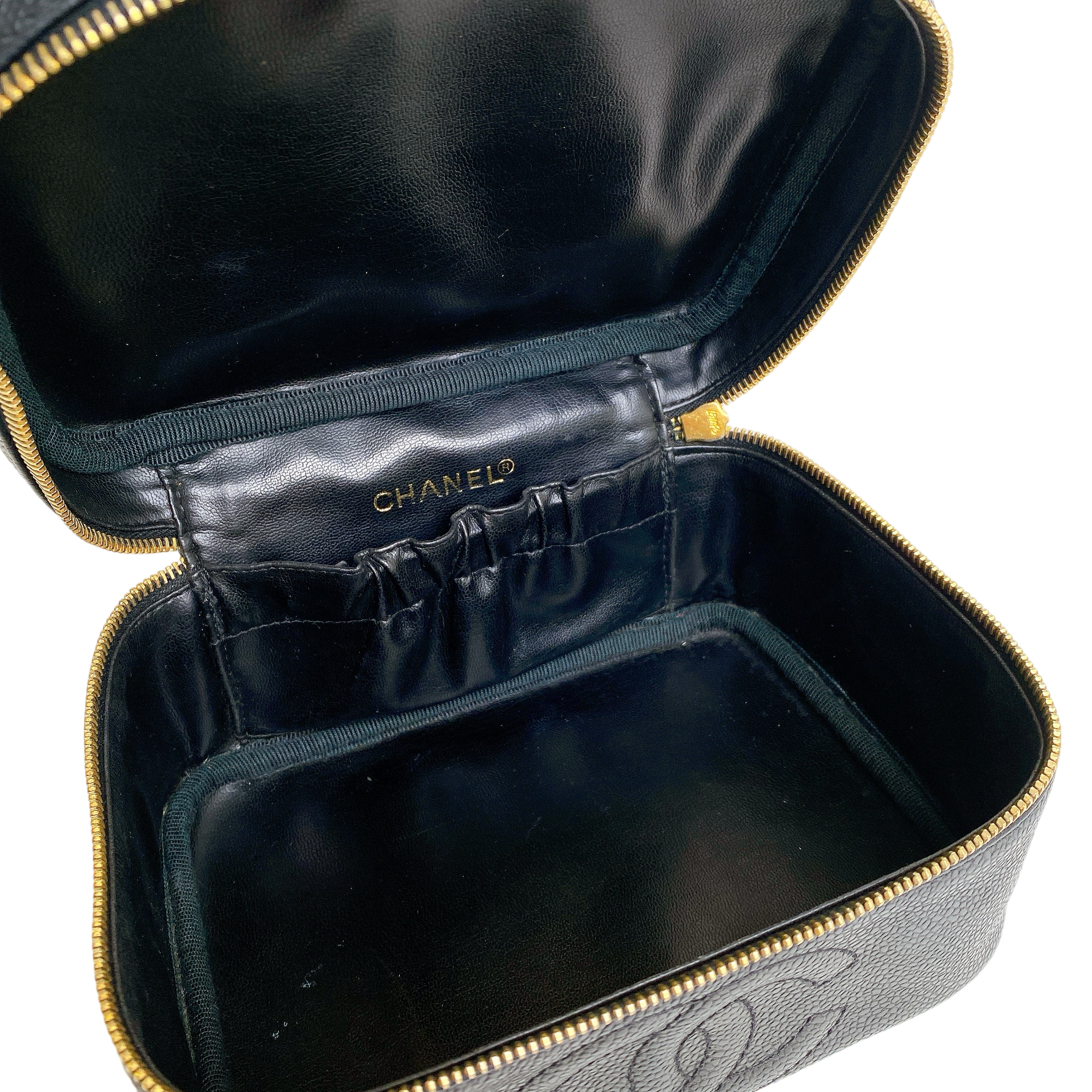 CHANEL VINTAGE COSMETIC BAG