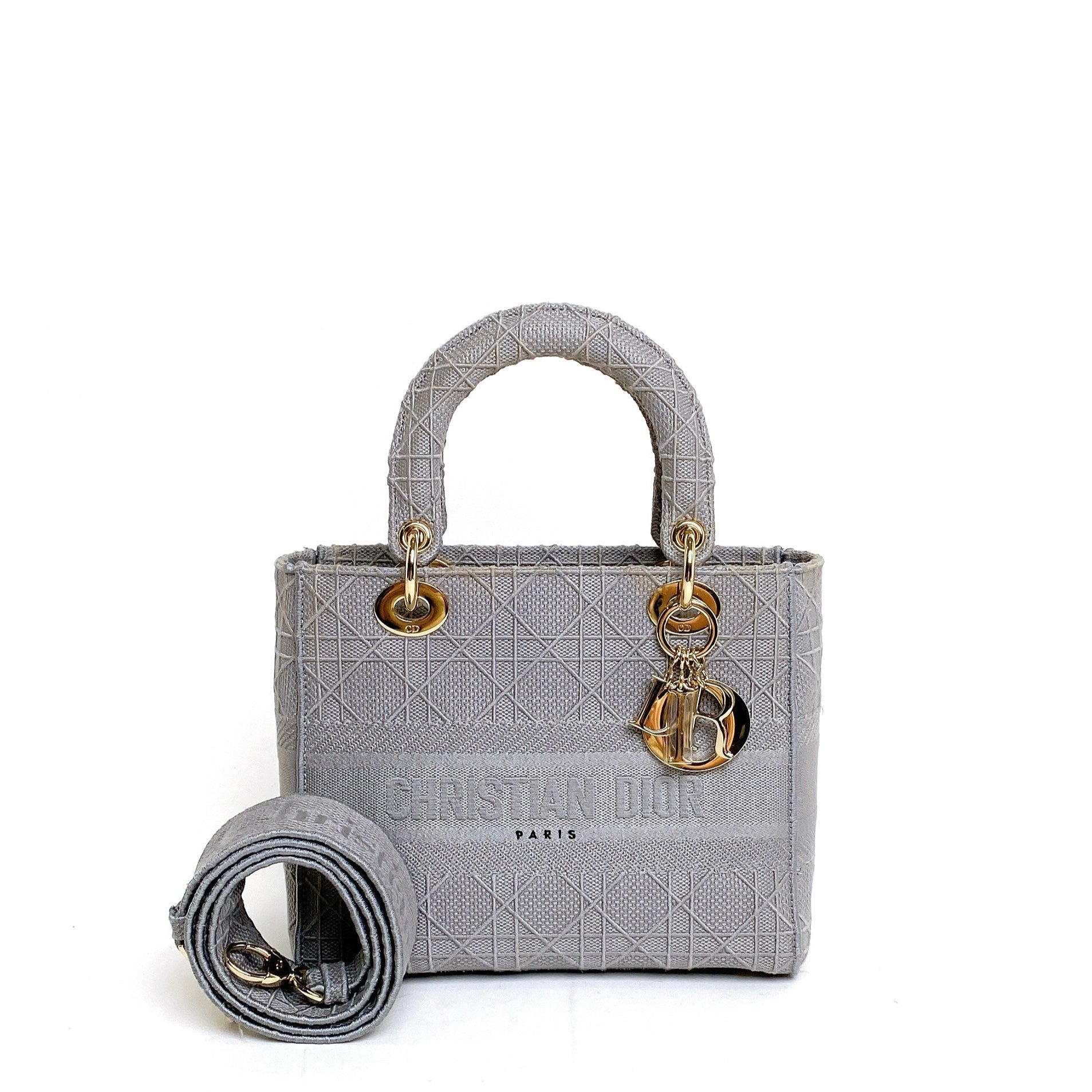 LADY DIOR MEDIUM IN GREY