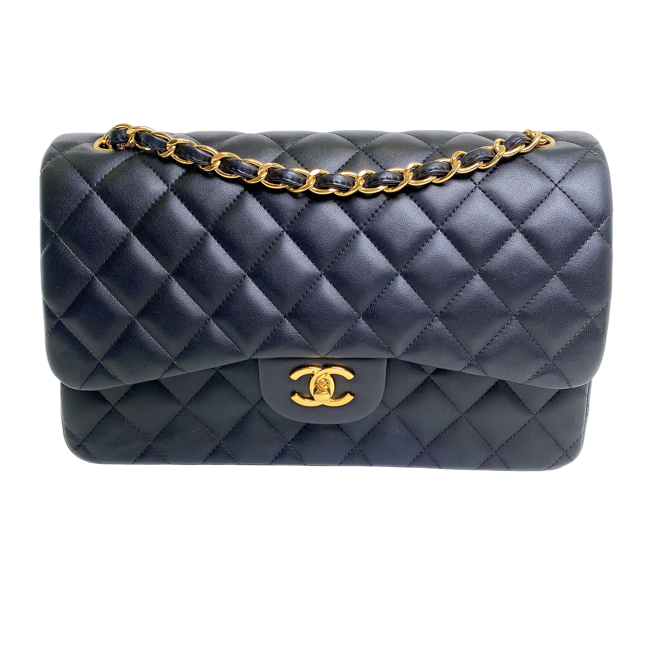 CHANEL CLASSIC JUMBO GHW