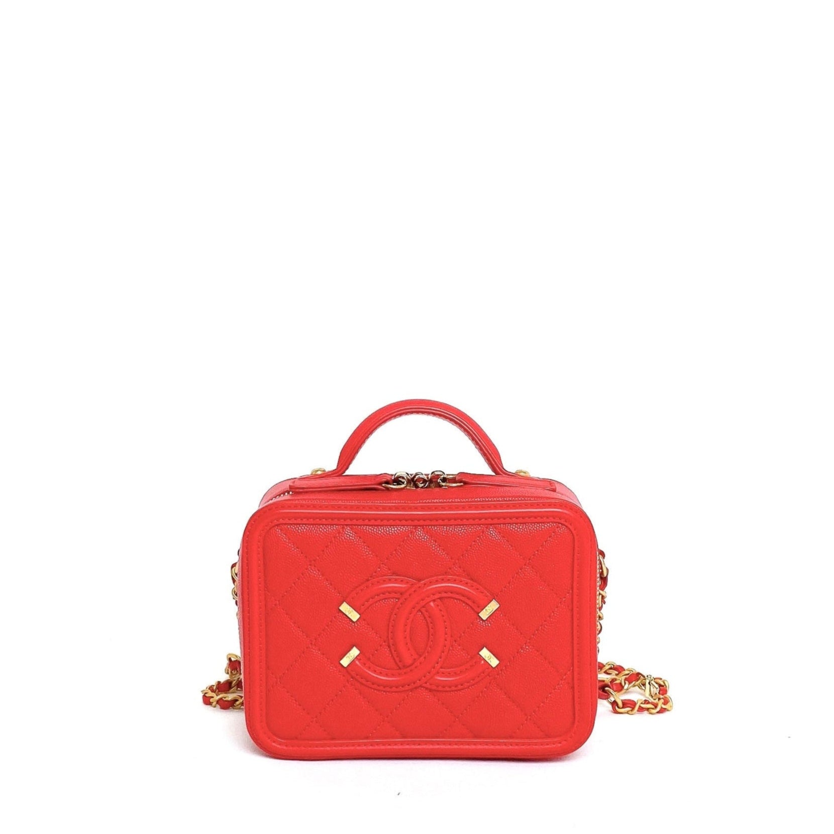 CHANEL FILIGREE VANITY CASE