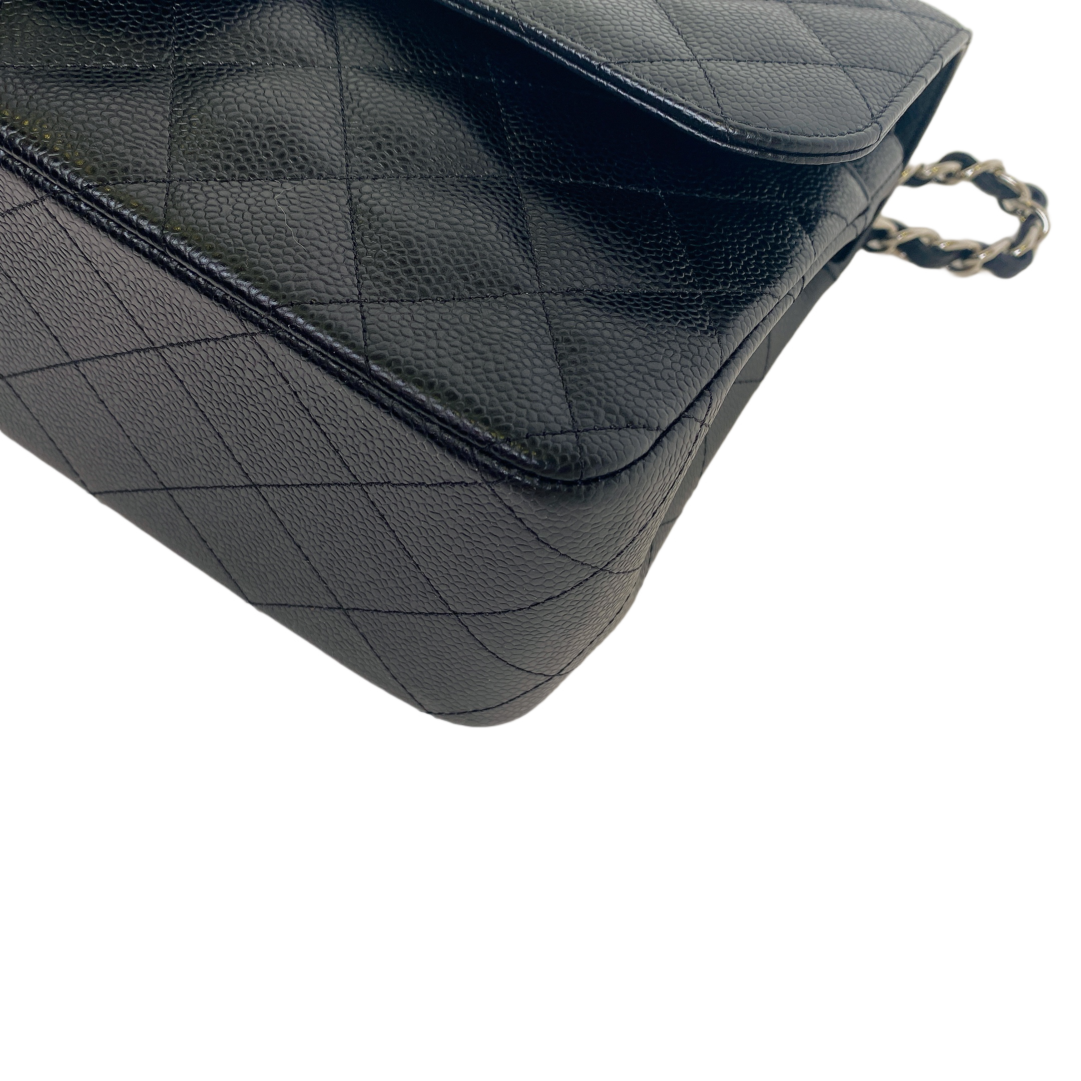 CHANEL CLASSIC JUMBO CAVIAR SHW