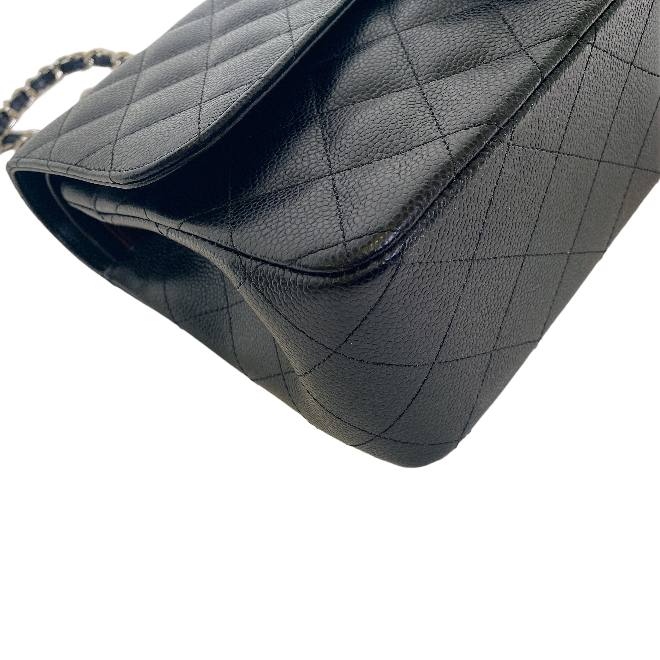 CHANEL CLASSIC JUMBO CAVIAR SHW