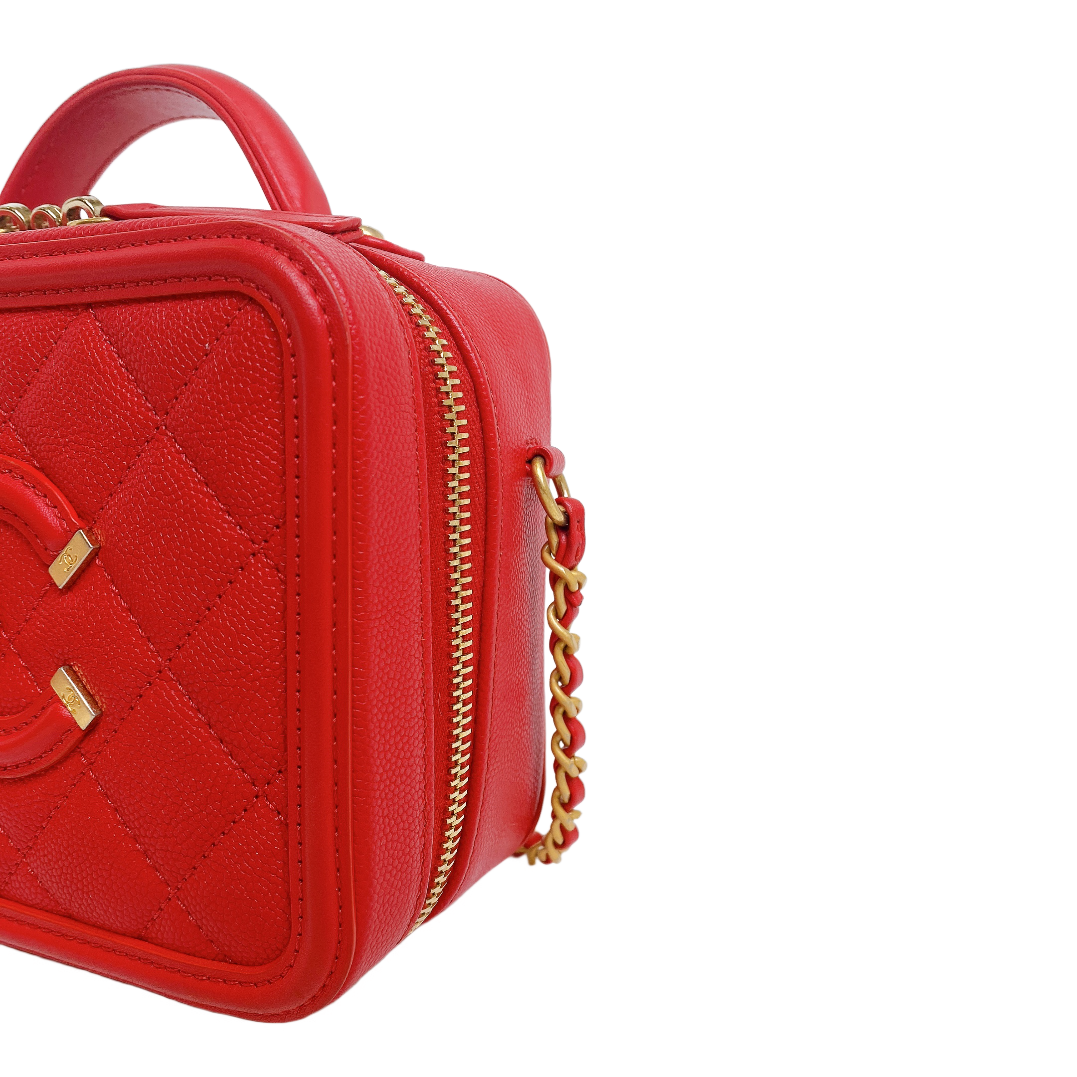 CHANEL FILIGREE VANITY CASE