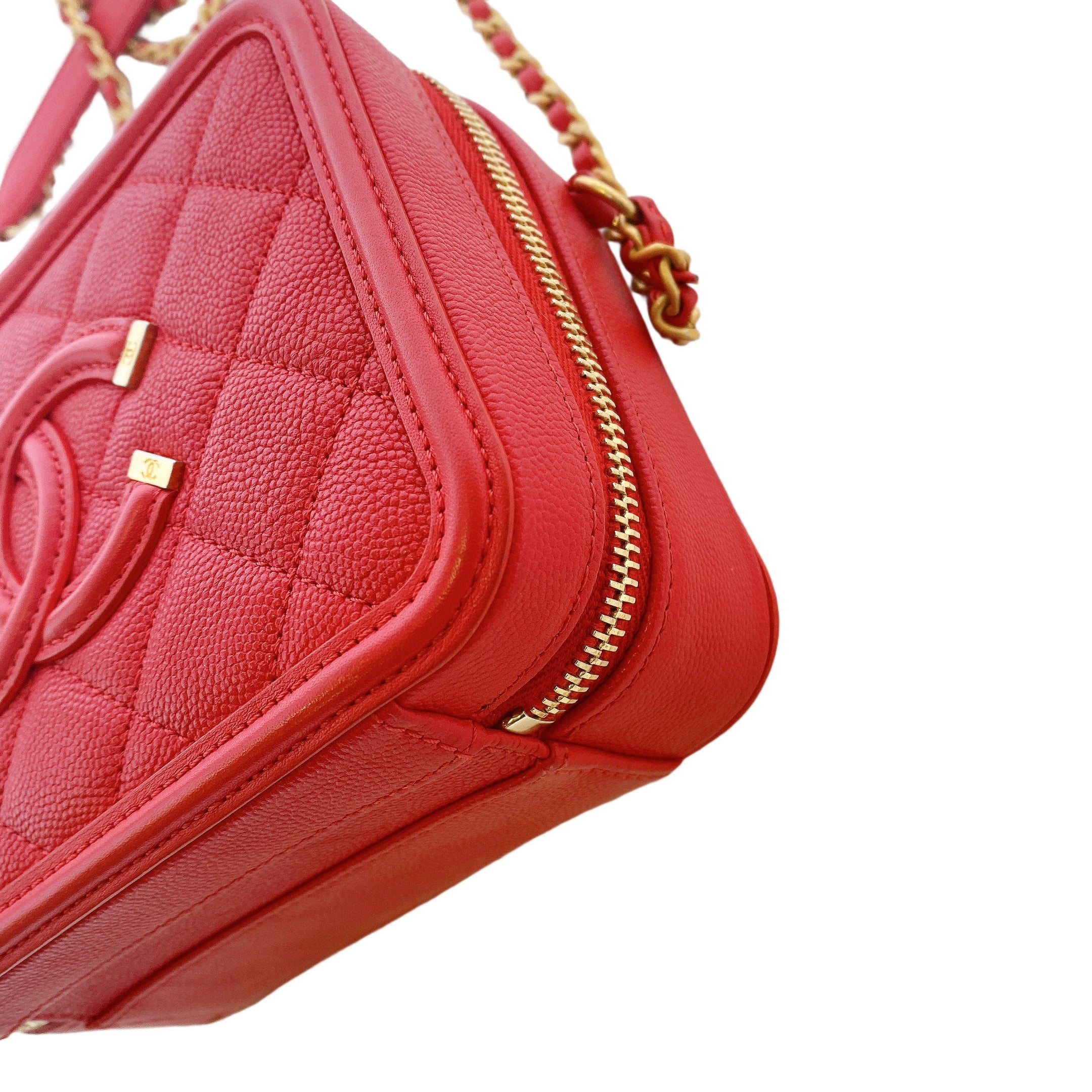 CHANEL FILIGREE VANITY CASE