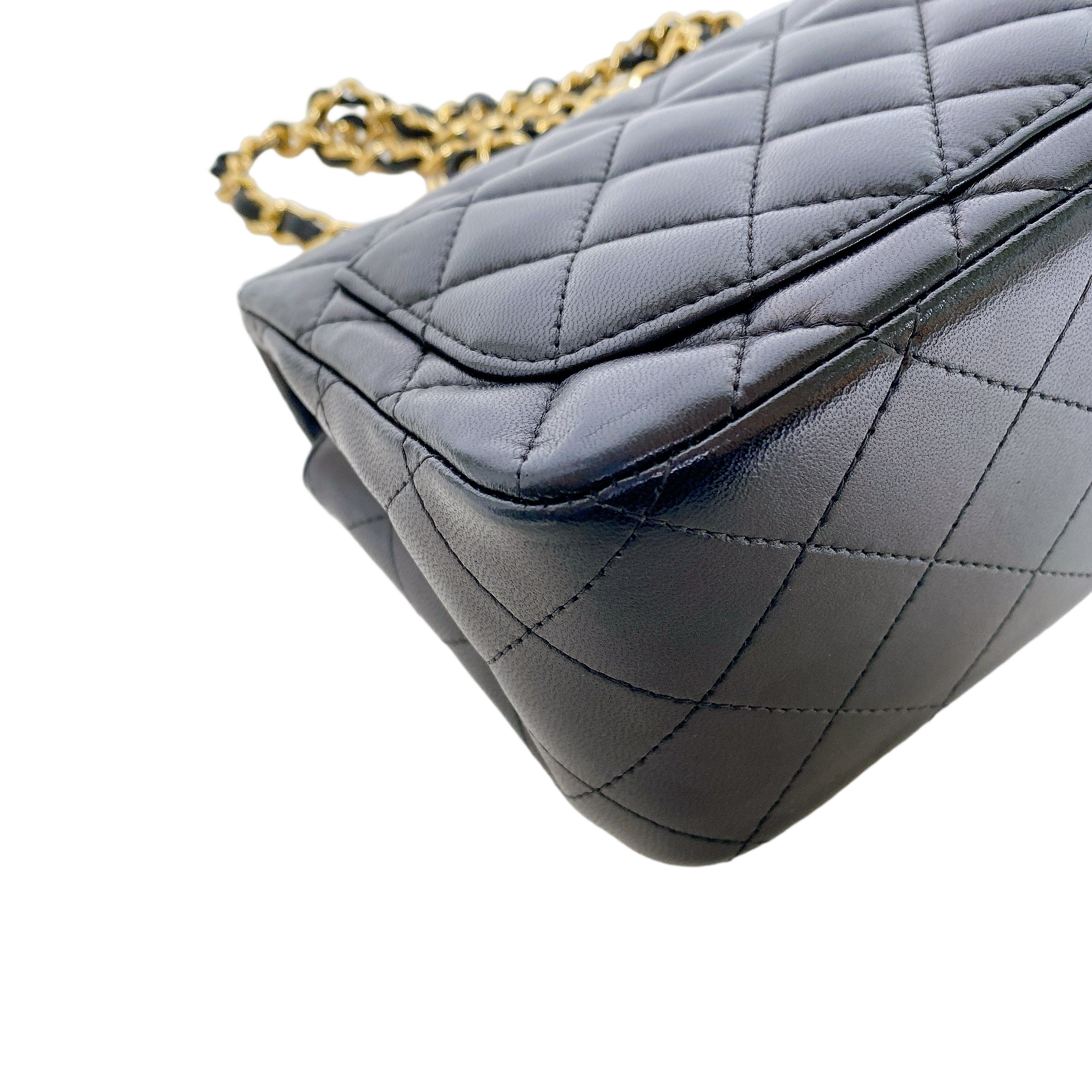 CHANEL CLASSIC MINI SQUARE LAMBSKIN