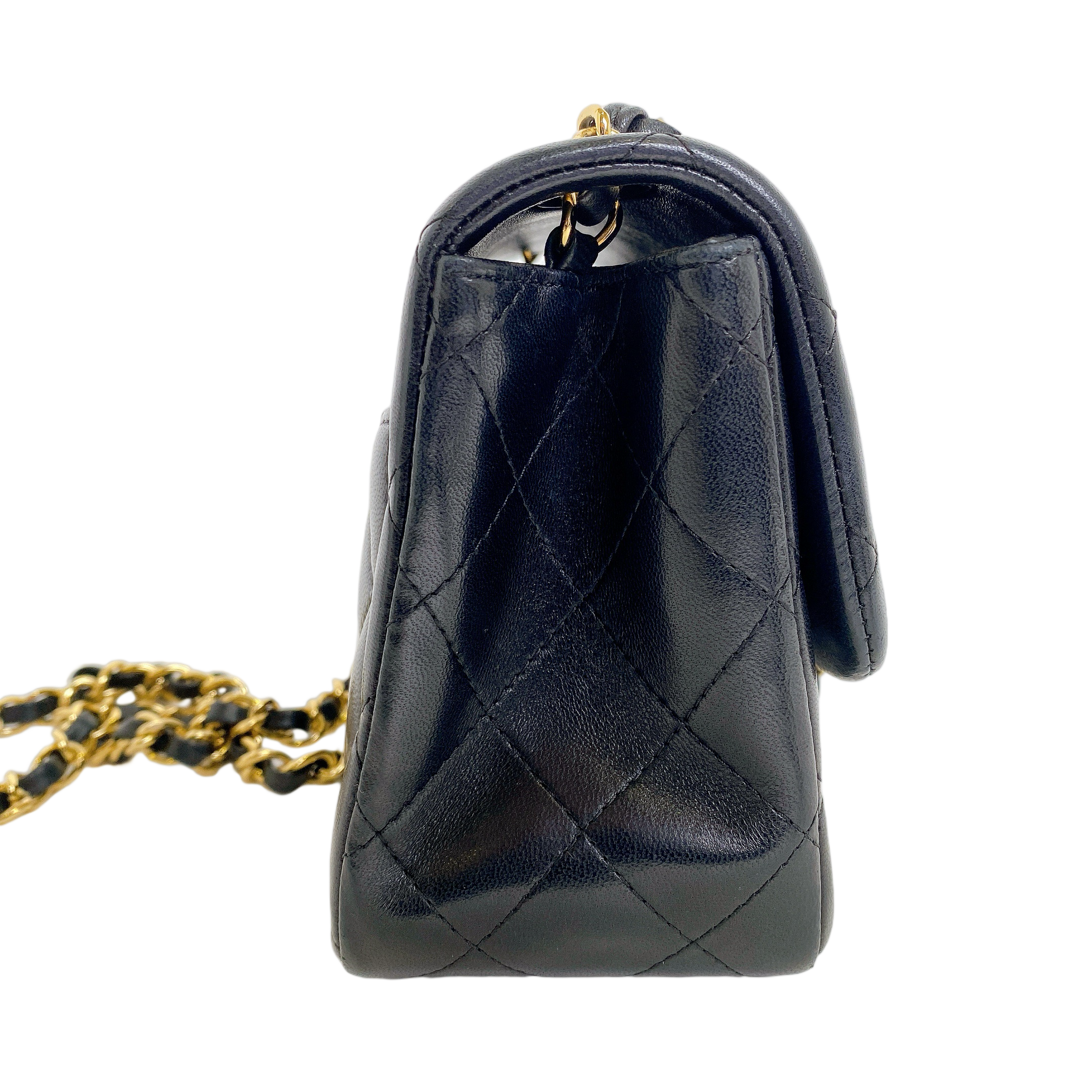 CHANEL CLASSIC MINI SQUARE LAMBSKIN