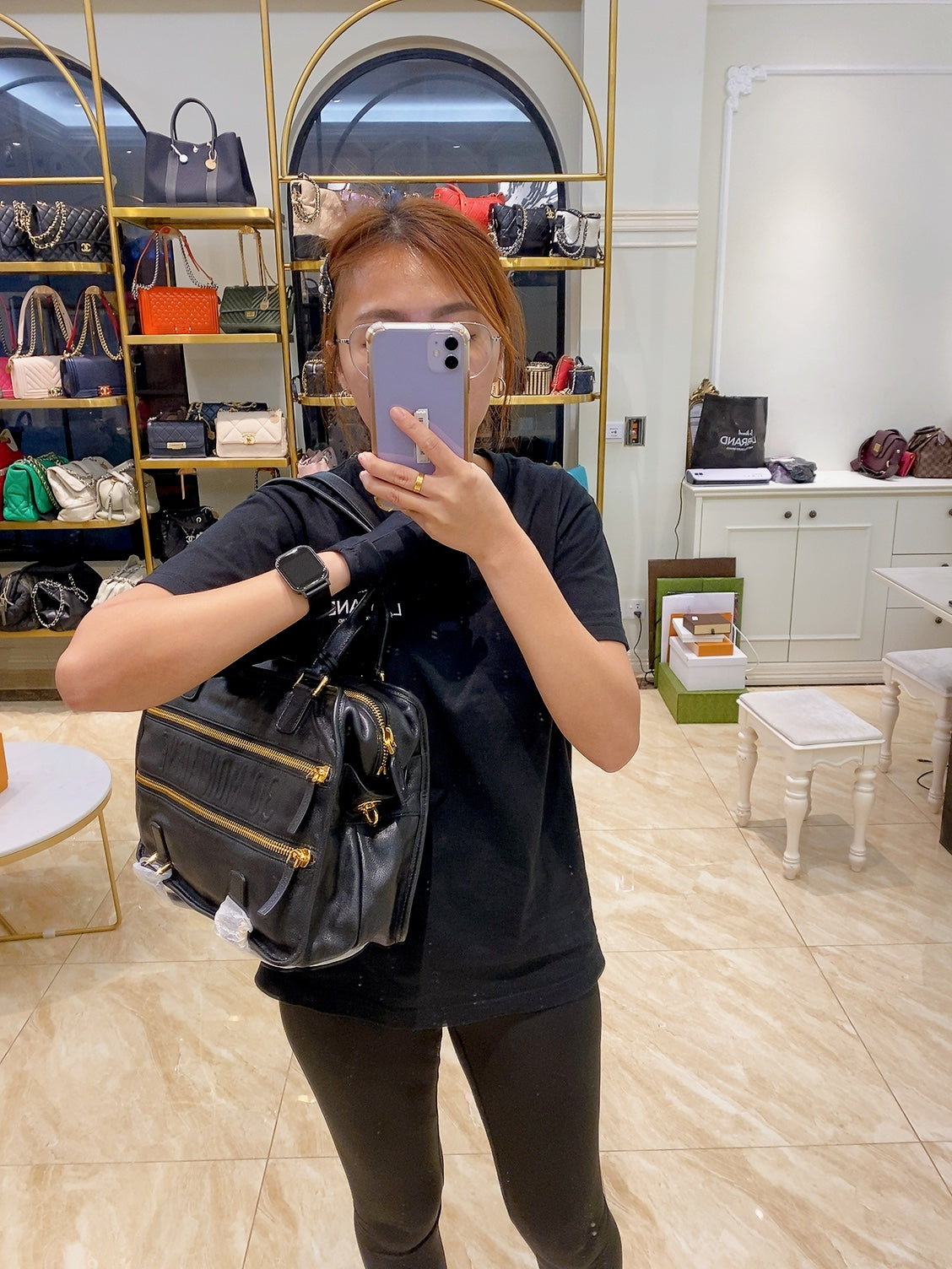 Dior Fall Winter Runway Mointaigne 30 in Black