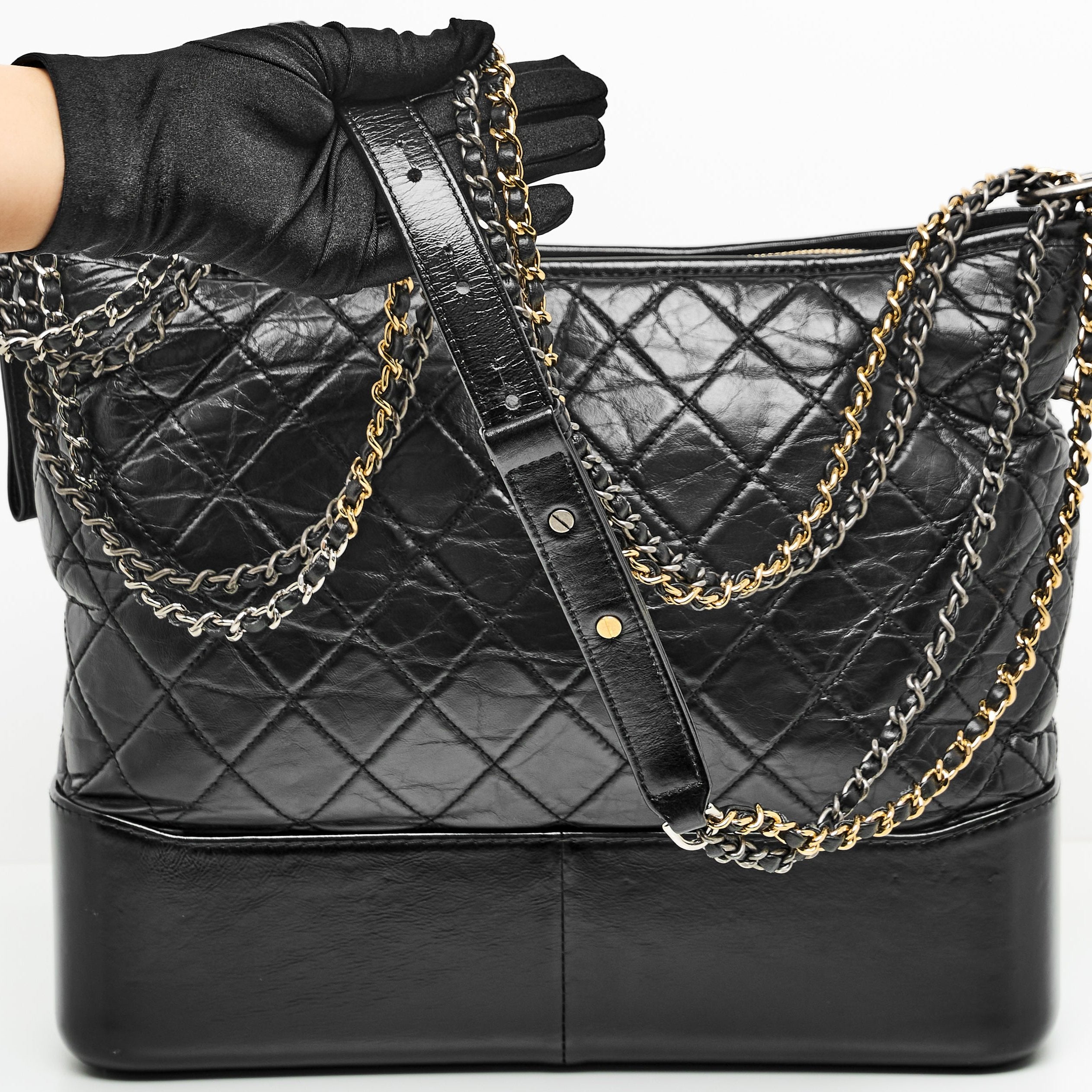 Chanel Gabrielle Large in Black