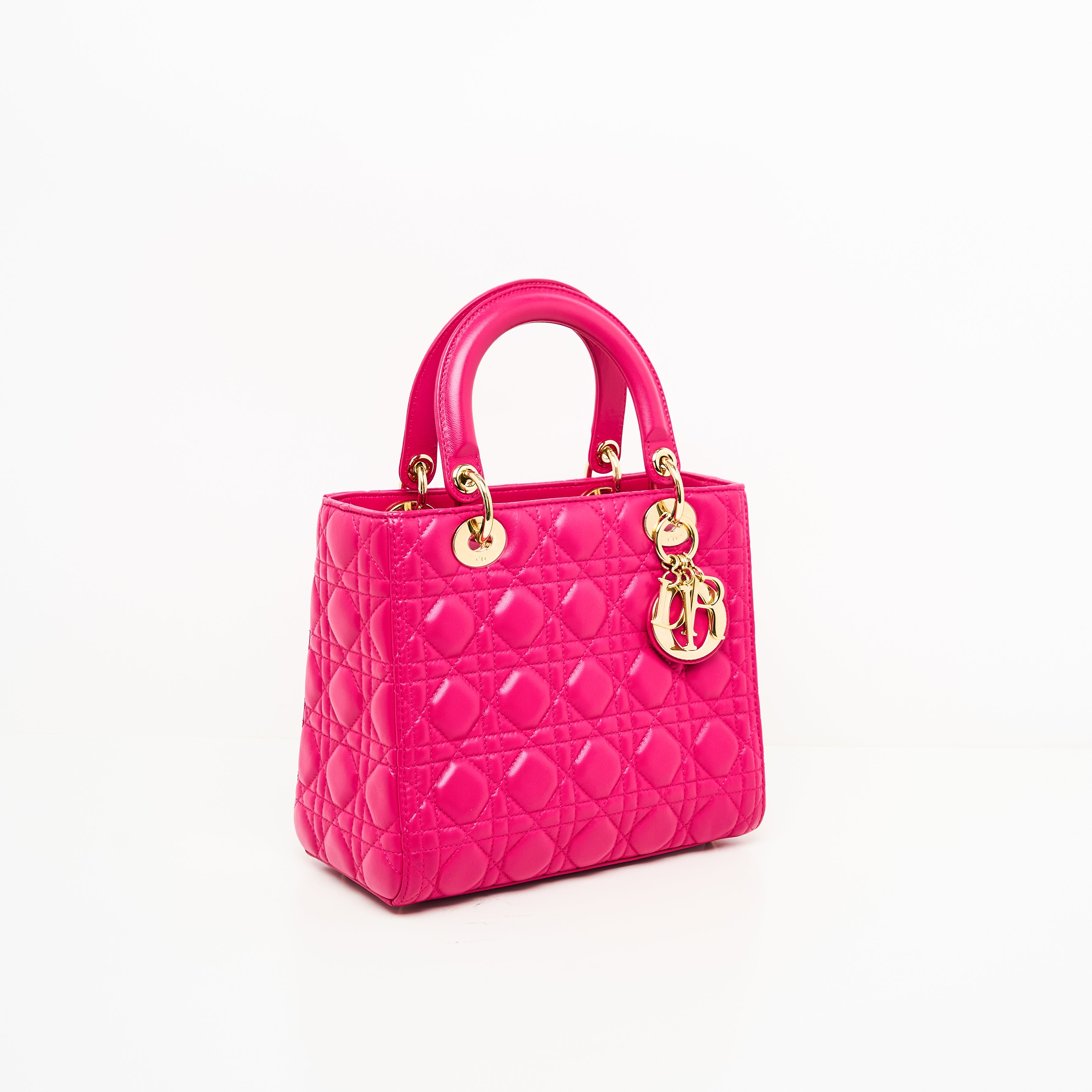 LADY DIOR MEDIUM IN FUCHSIA