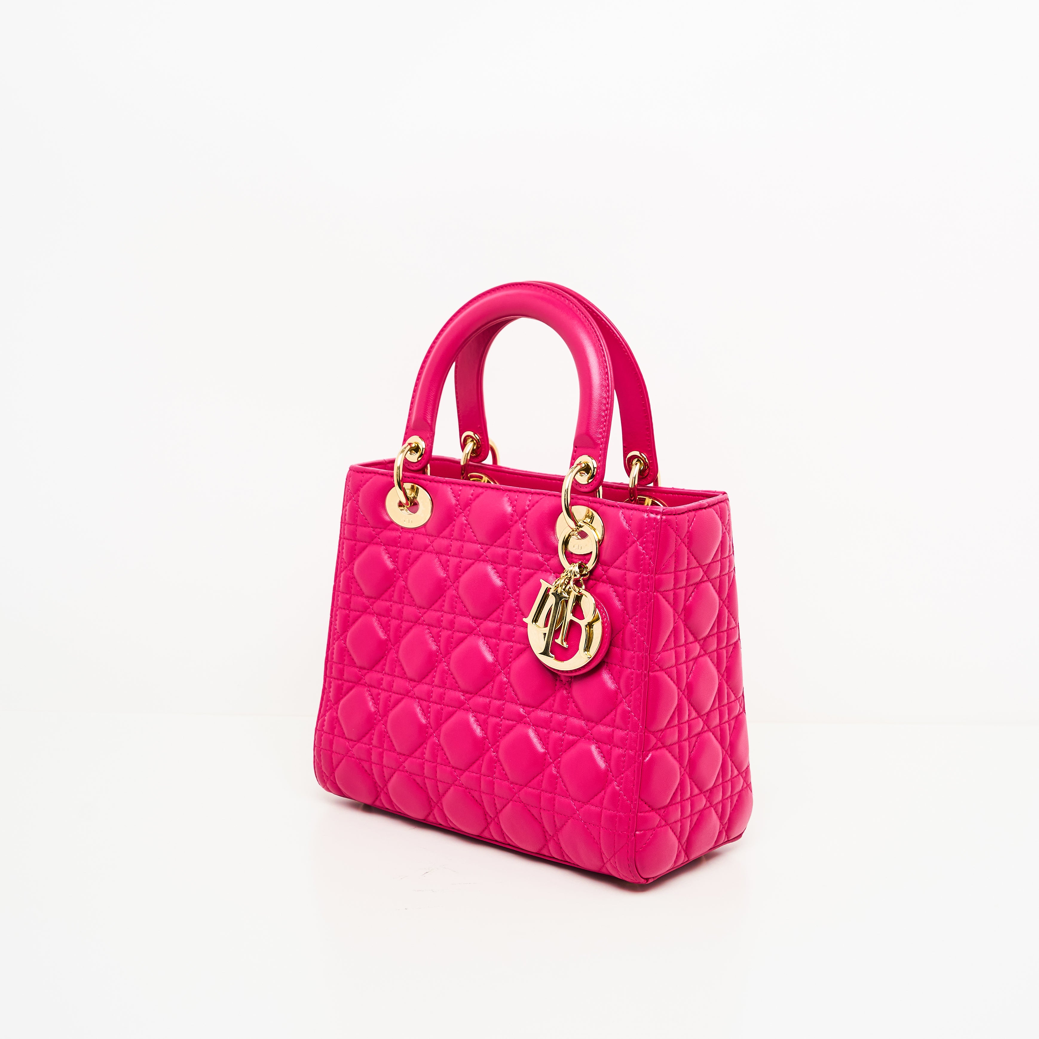 LADY DIOR MEDIUM IN FUCHSIA