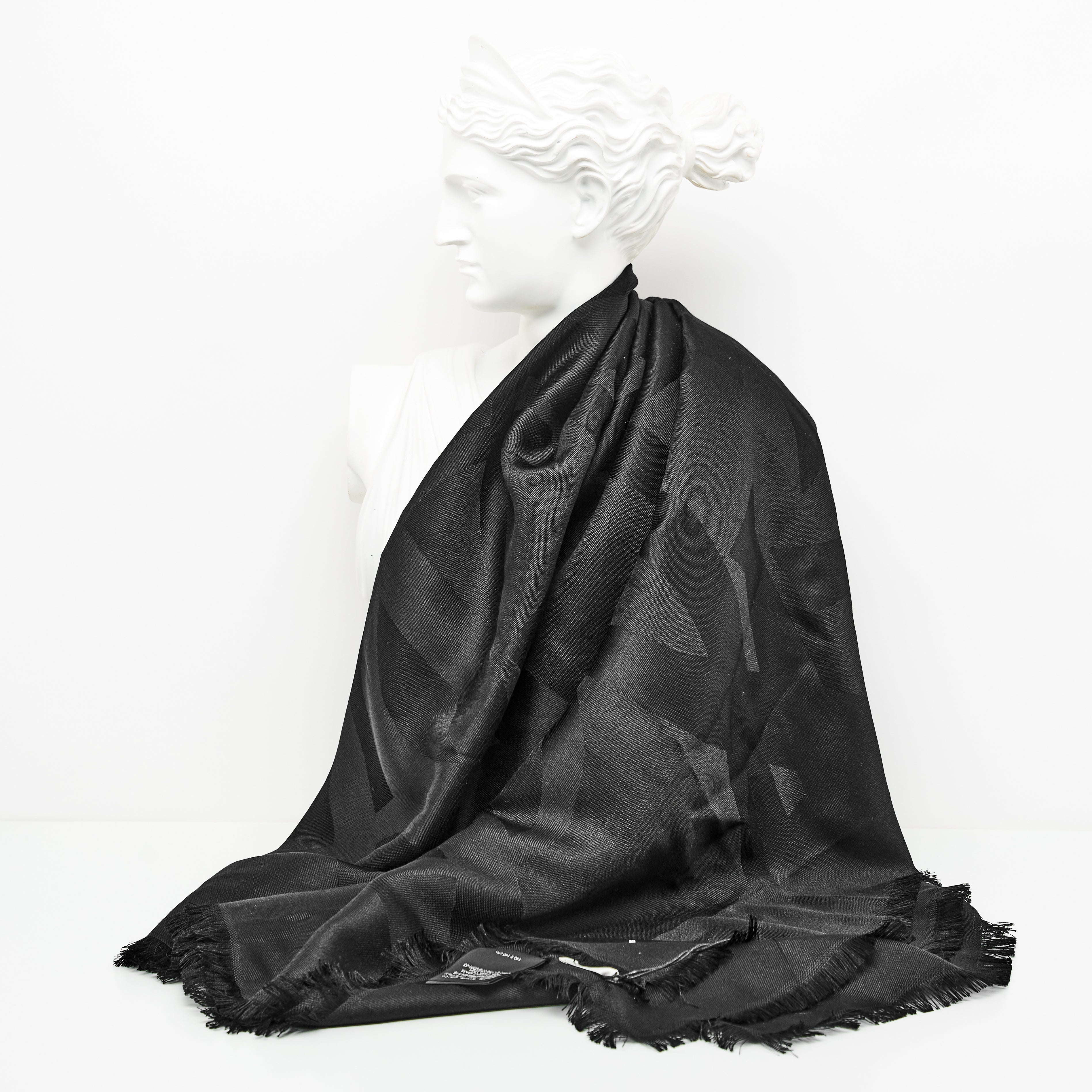 YSL Scarf In Black