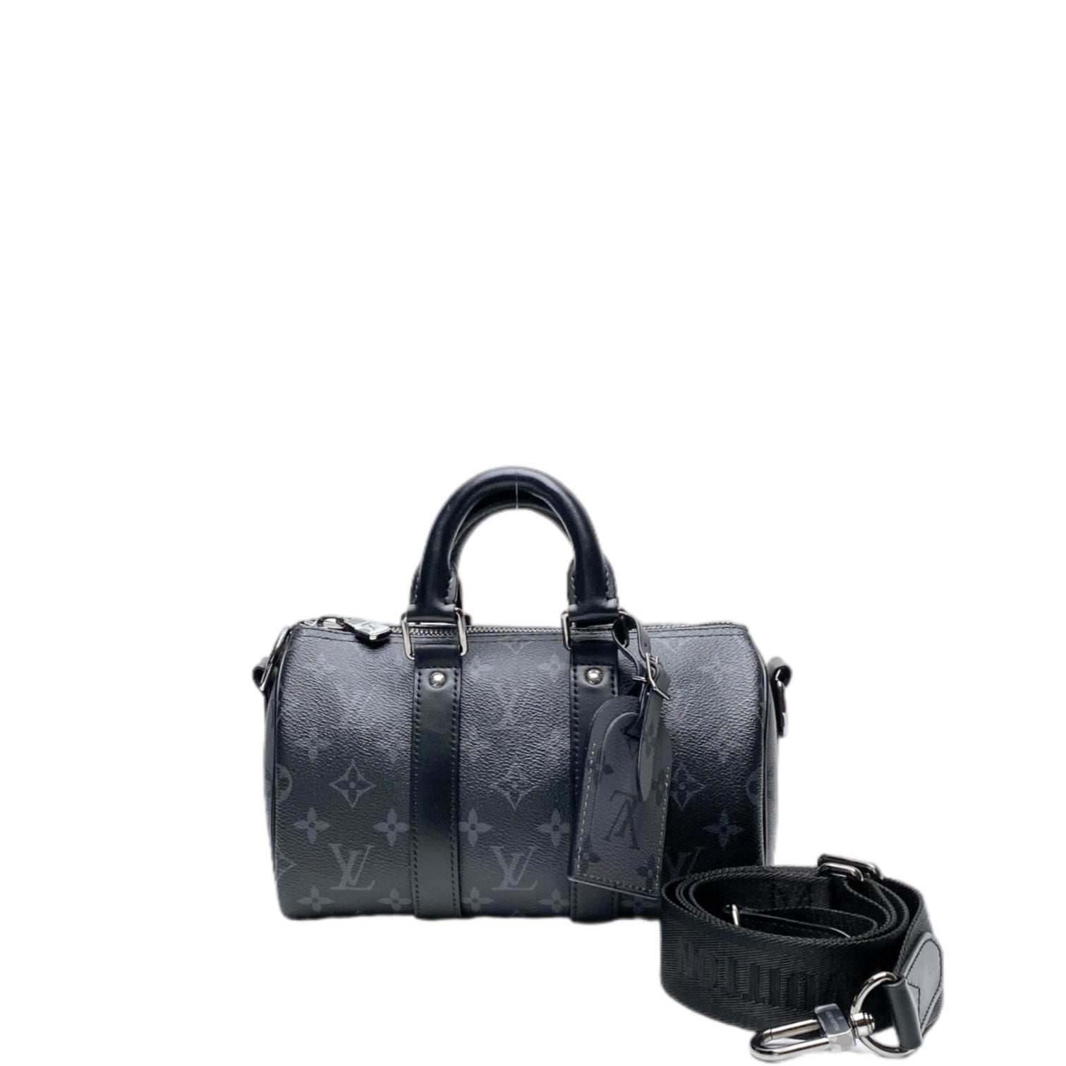 LV KEEPALL BANDOULIERE 25 MONOGRAM ECLIPSE