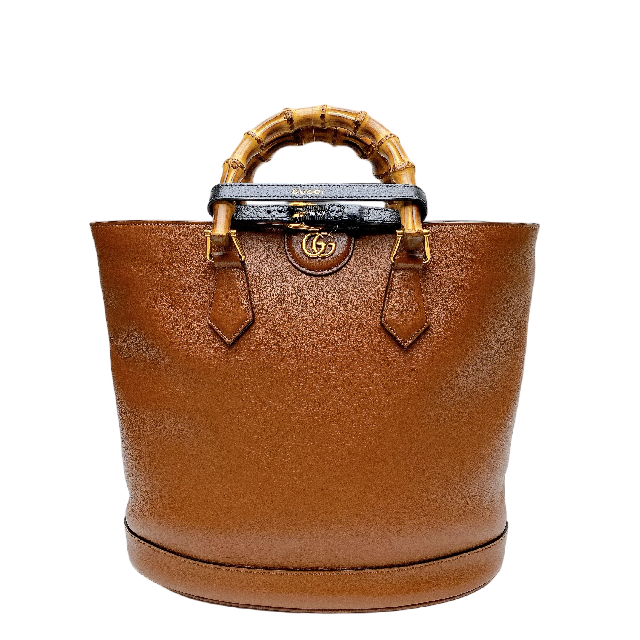 GUCCI BAMBOO TOTE BROWN