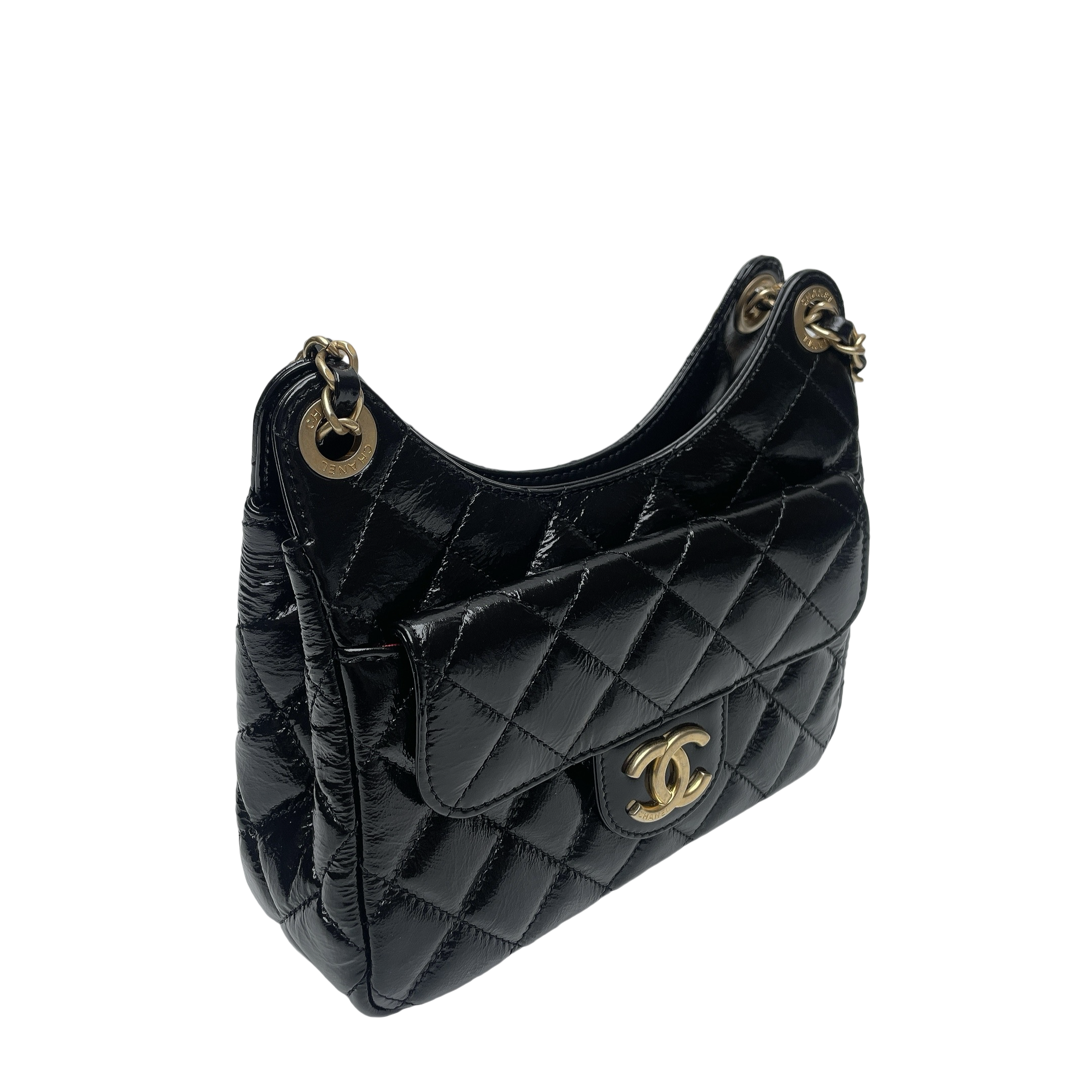 CHANEL WAVY CC HOBO SMALL