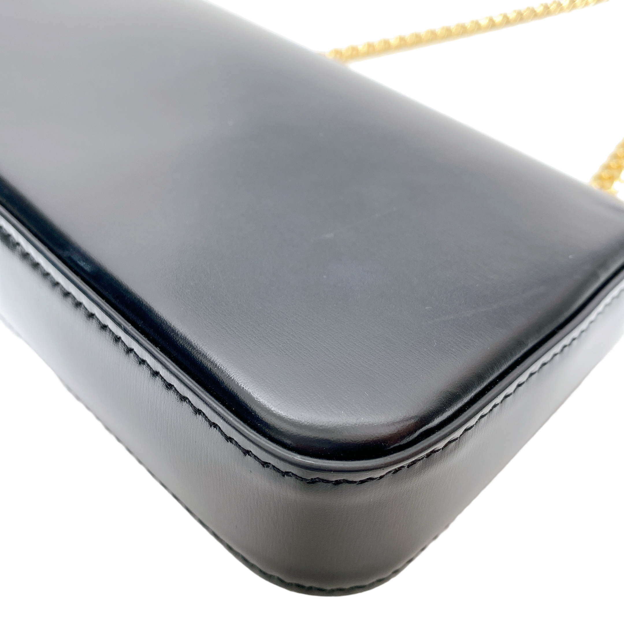 CELINE TRIOMPHE CLAUDE CHAIN SHOULDER BAG - DIAMOND LOGO