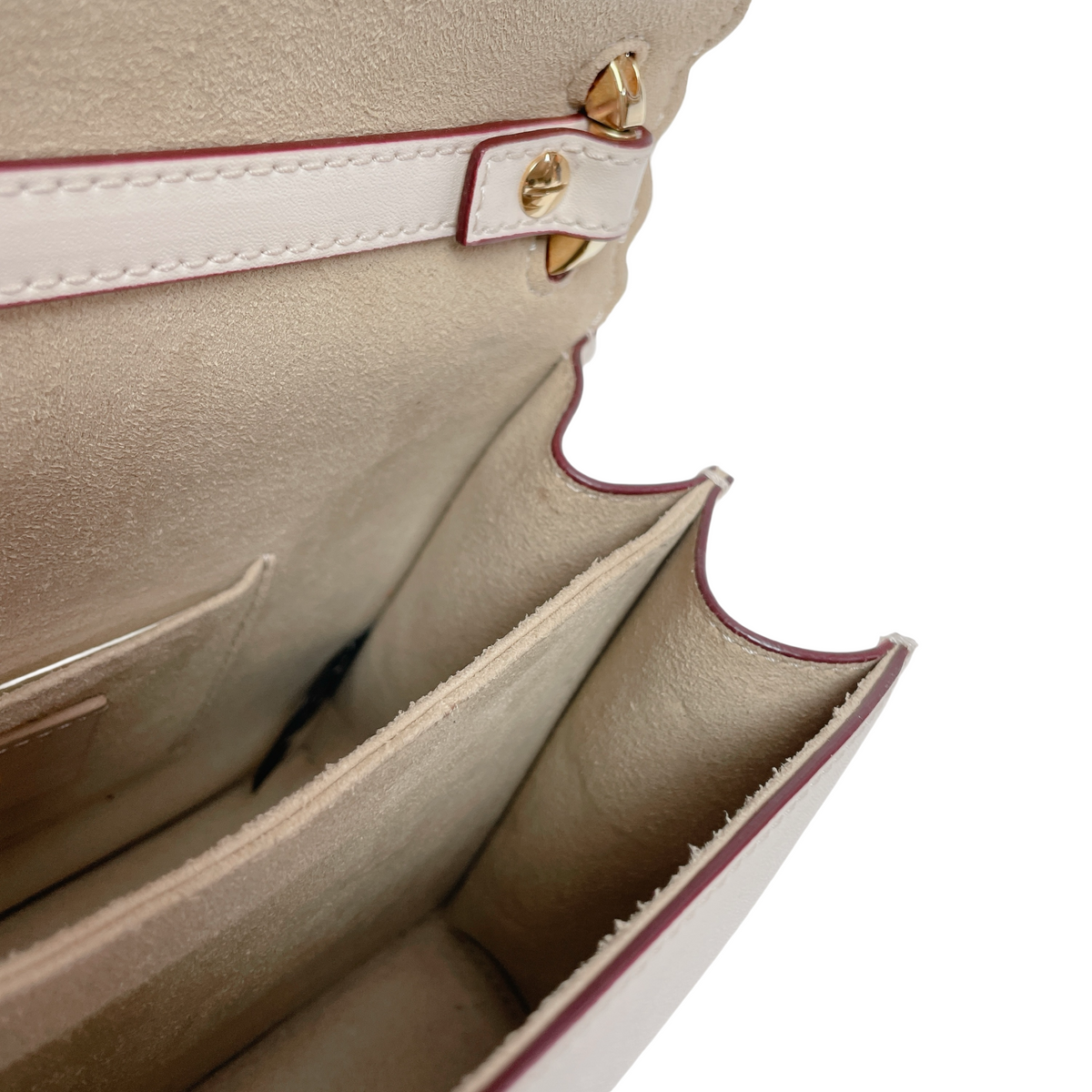 FENDI IVORY SCALLOPED