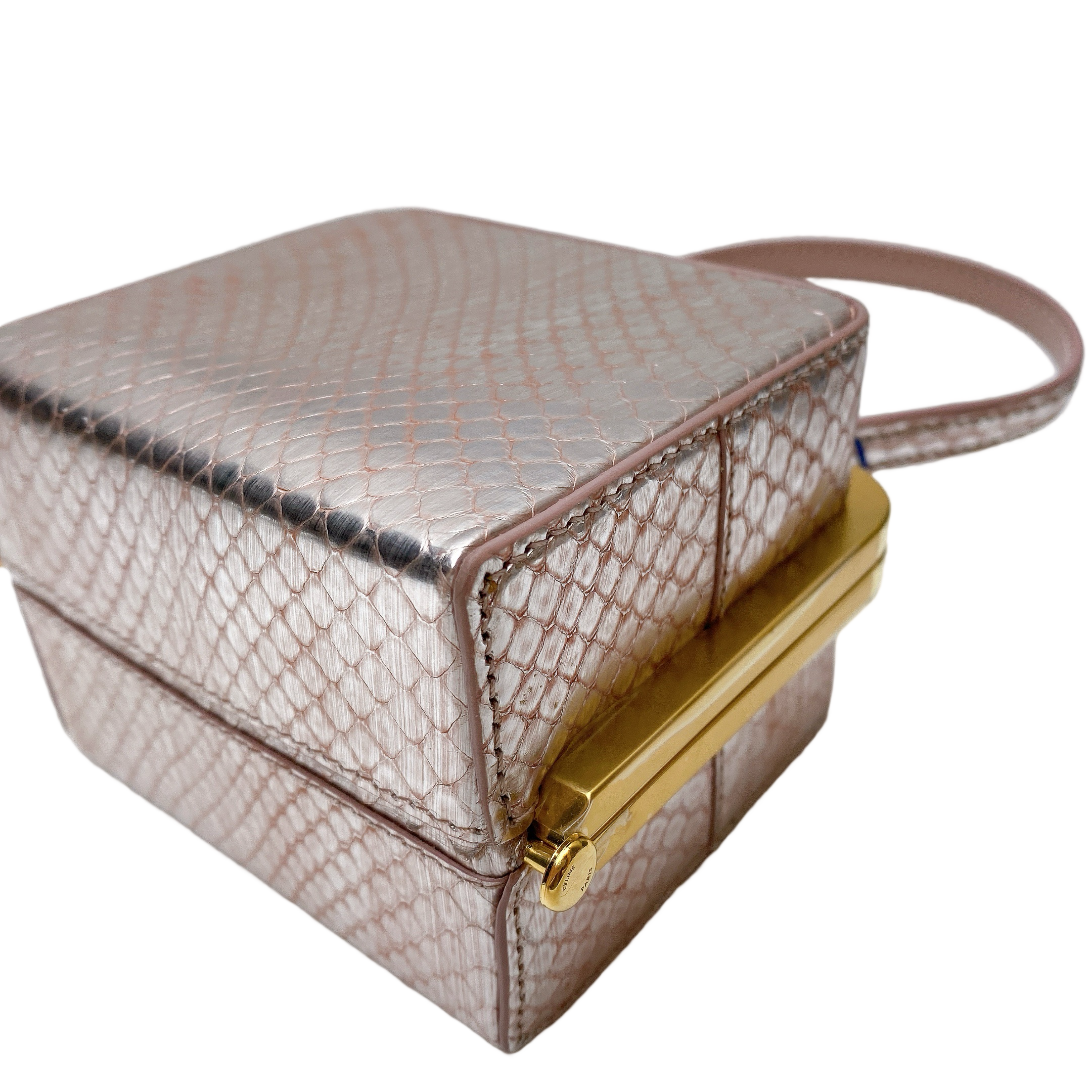CELINE LANA MINAUDIERE IN PEARLY PYTHON