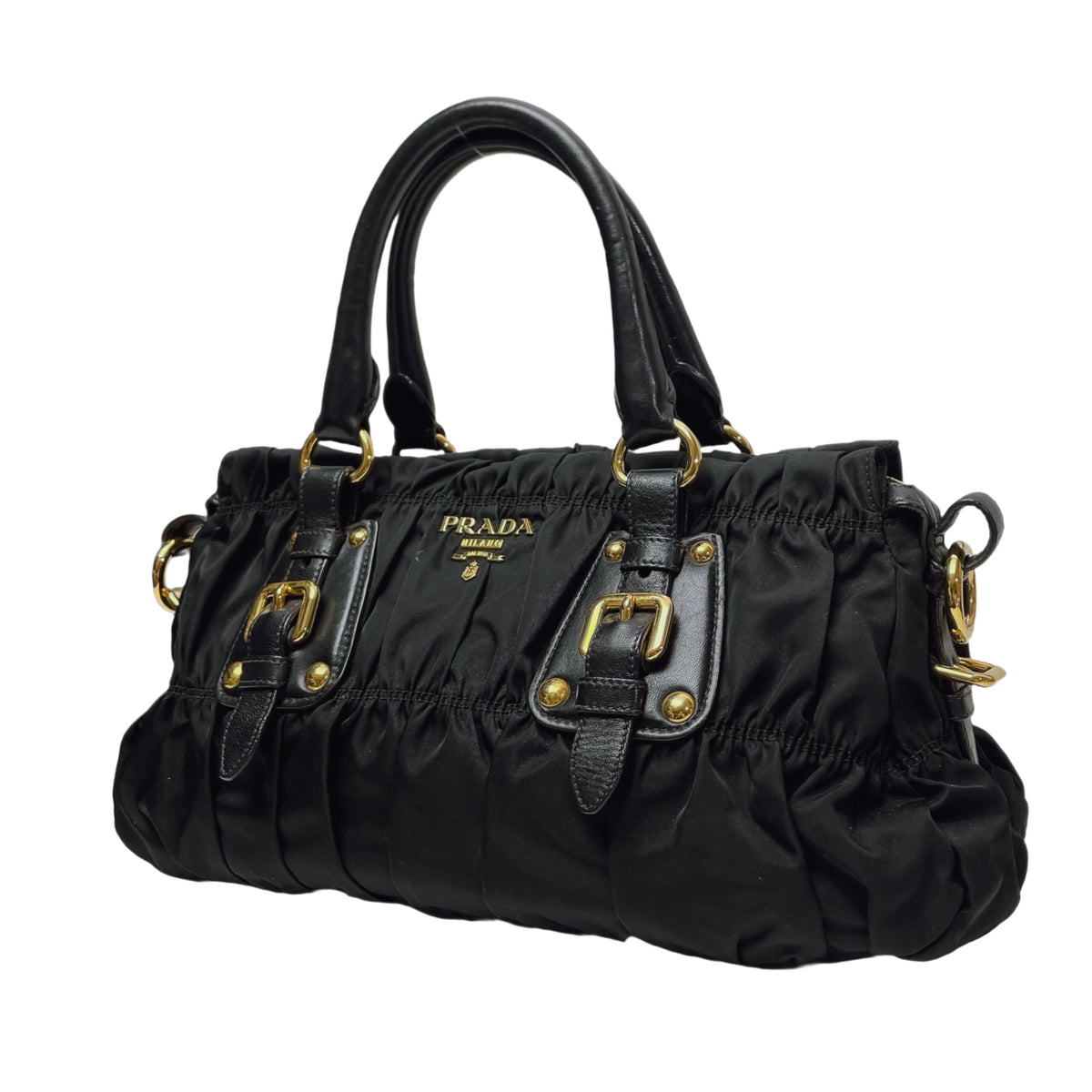 PRADA TESSUTO GAUFRE SATCHEL