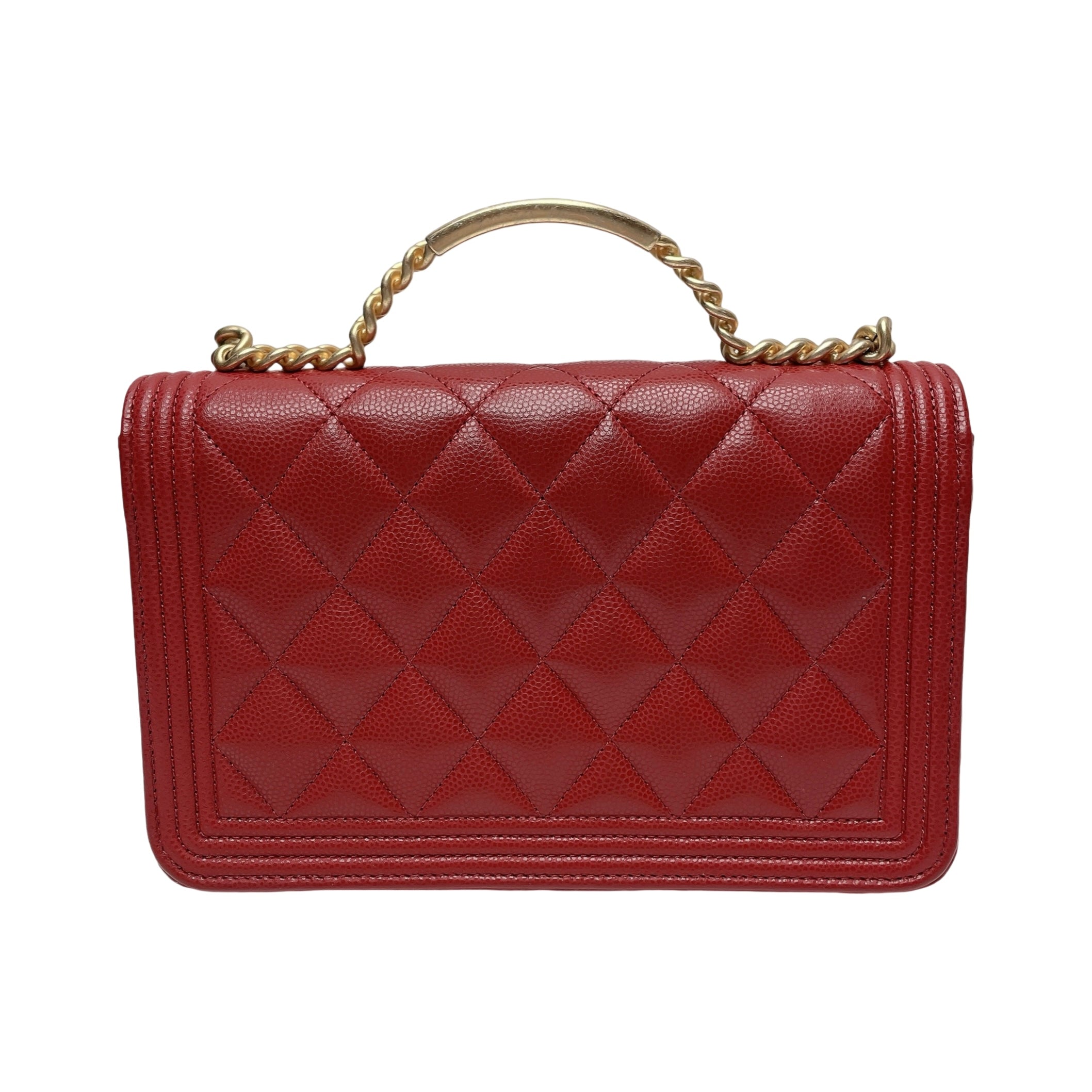 CHANEL LEBOY TOP HANDLE WALLET ON CHAIN