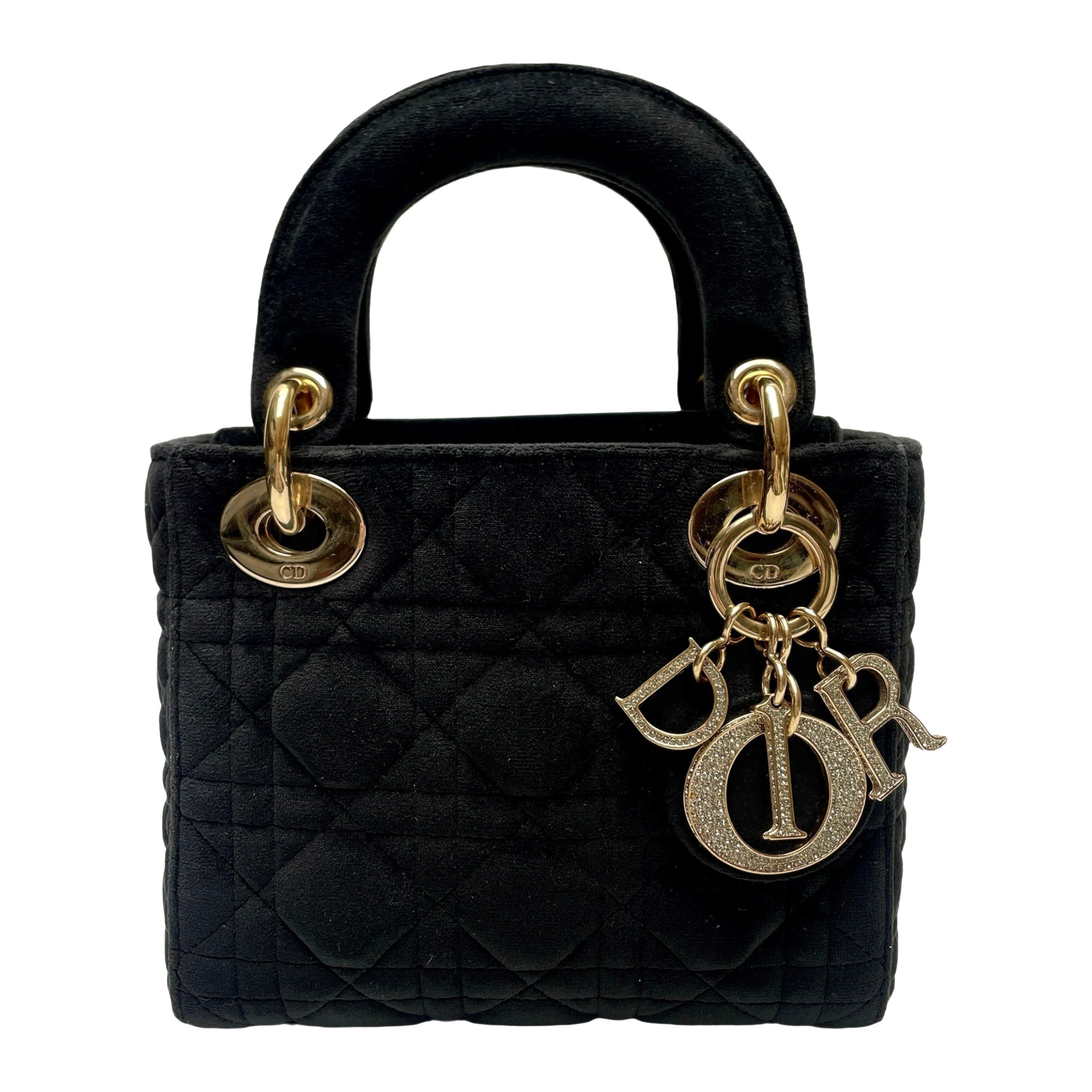 LADY DIOR MINI VELVET