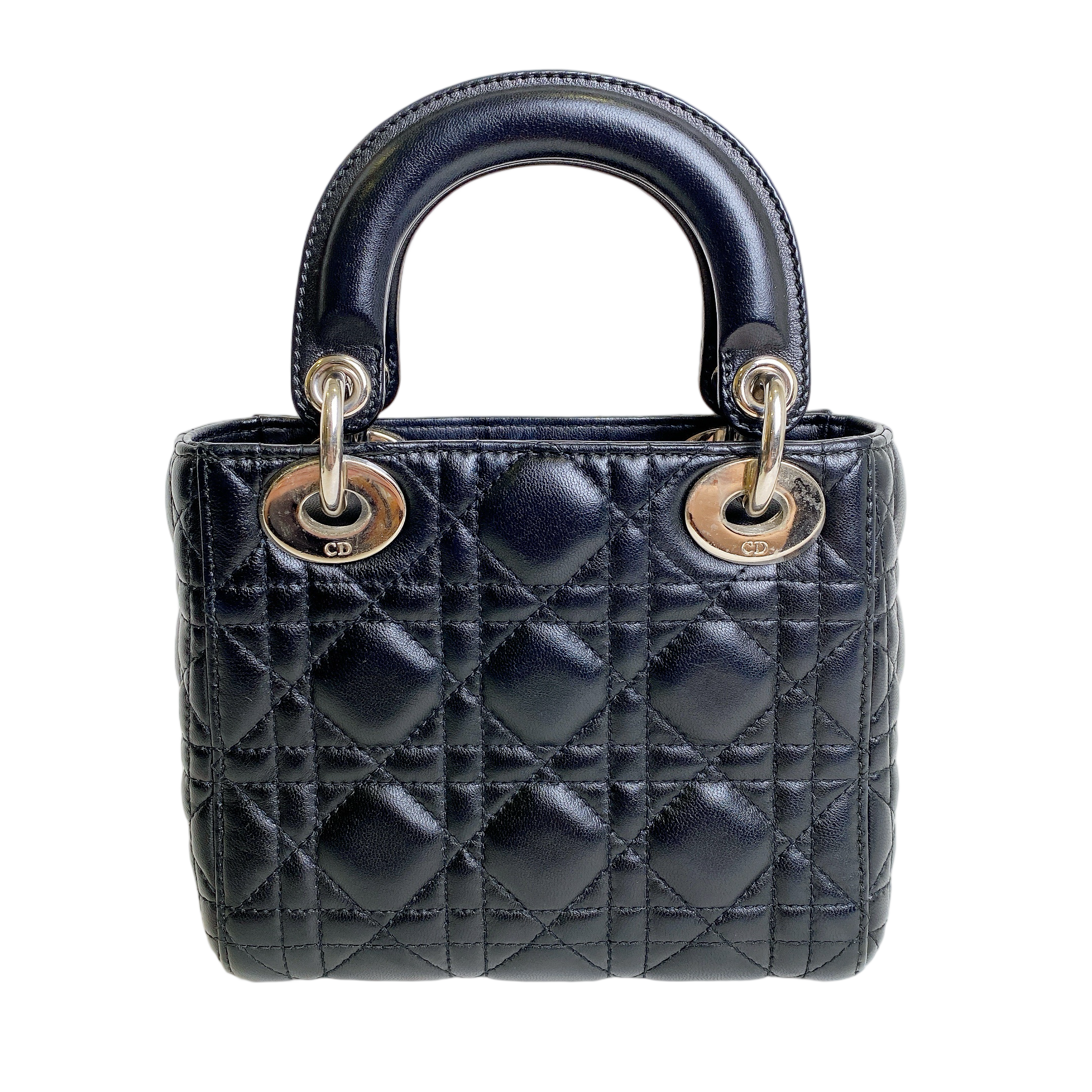 LADY DIOR MINI IN BLACK