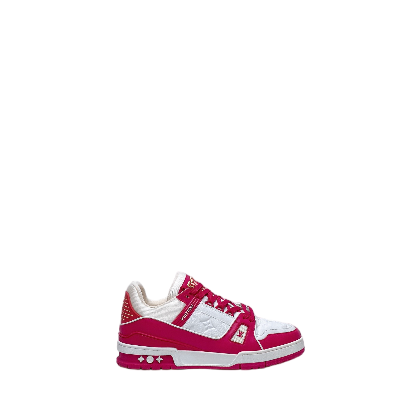 LV TRAINER SNEAKER IN FUCHSIA