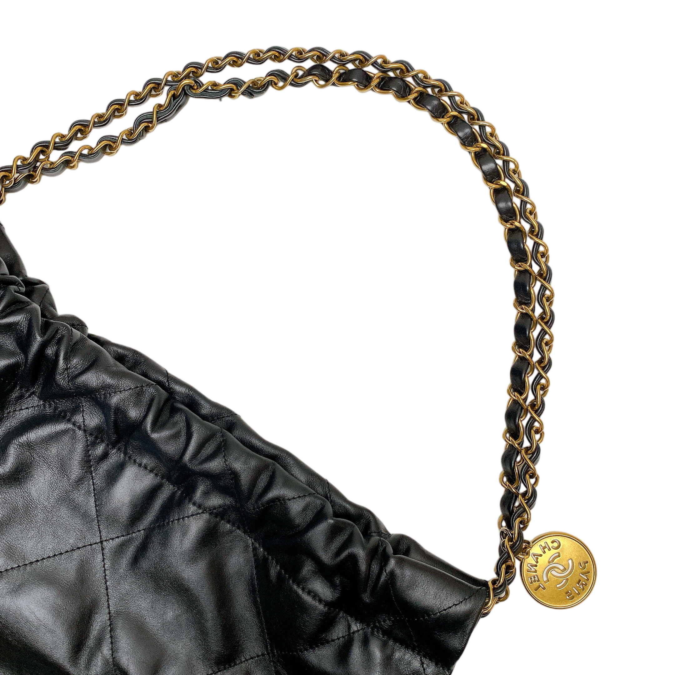 CHANEL 22 SMALL IN BLACK