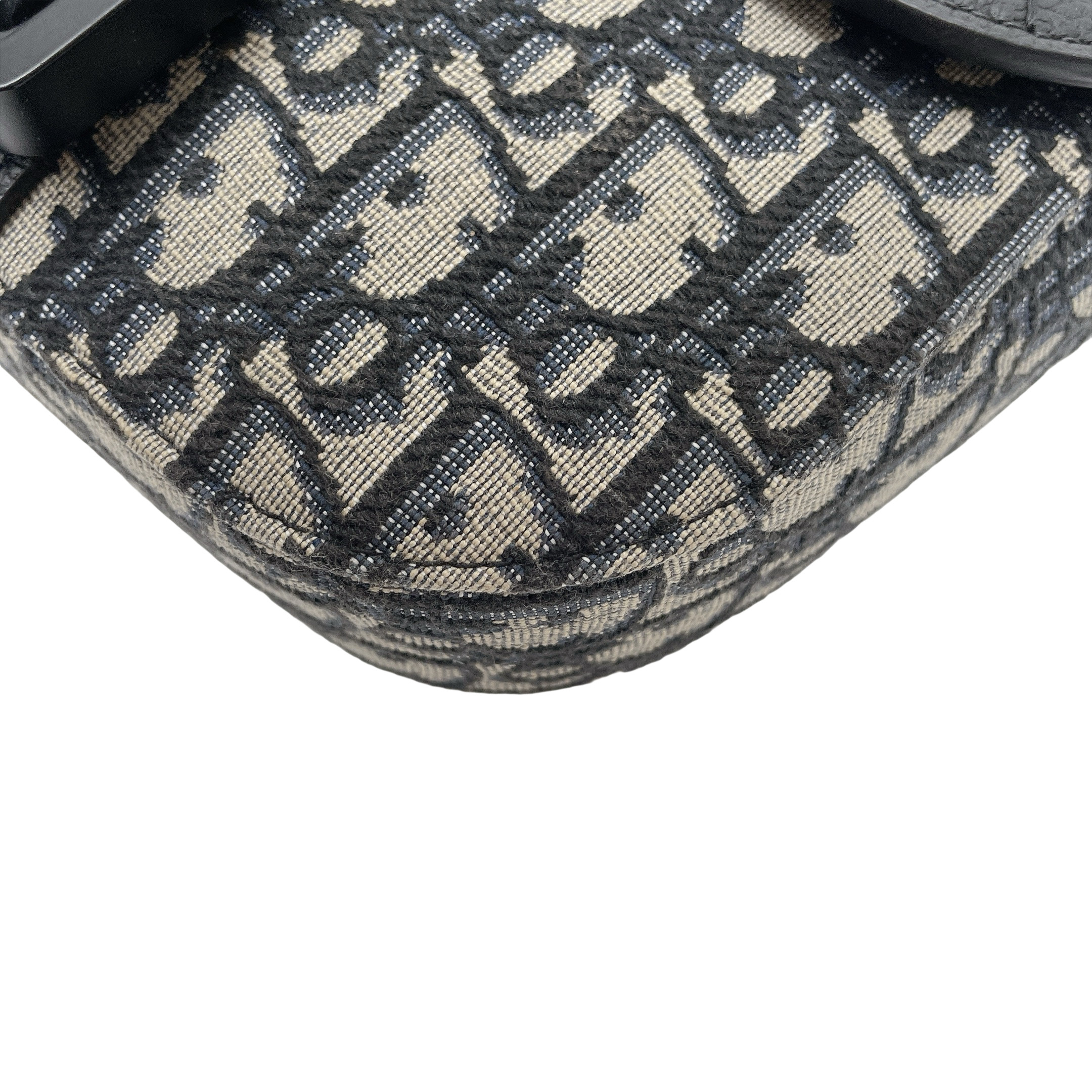 DIOR MINI SADDLE MESSENGER BAG WITH FLAP