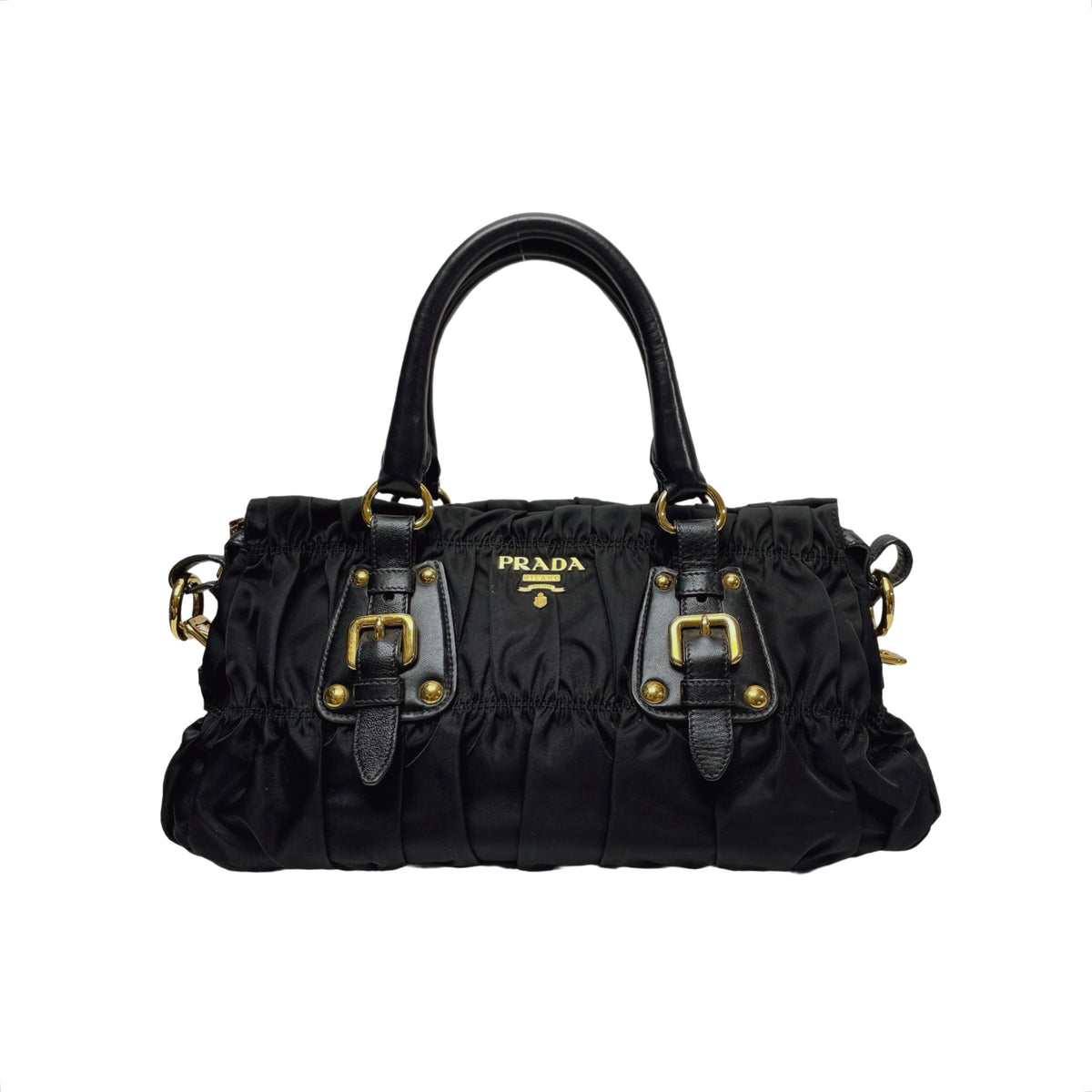 PRADA TESSUTO GAUFRE SATCHEL