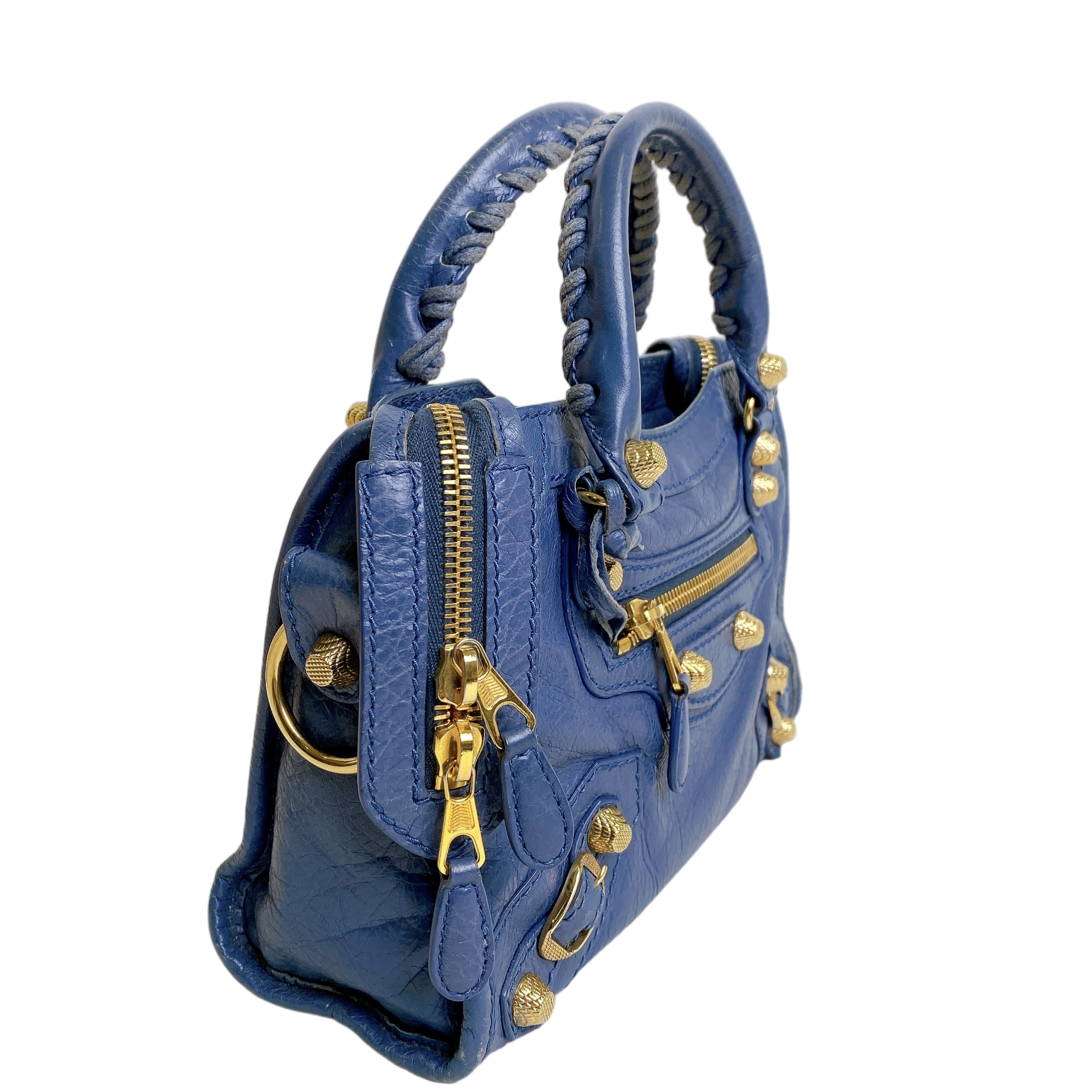 BALENCIAGA CITY MINI IN BLUE