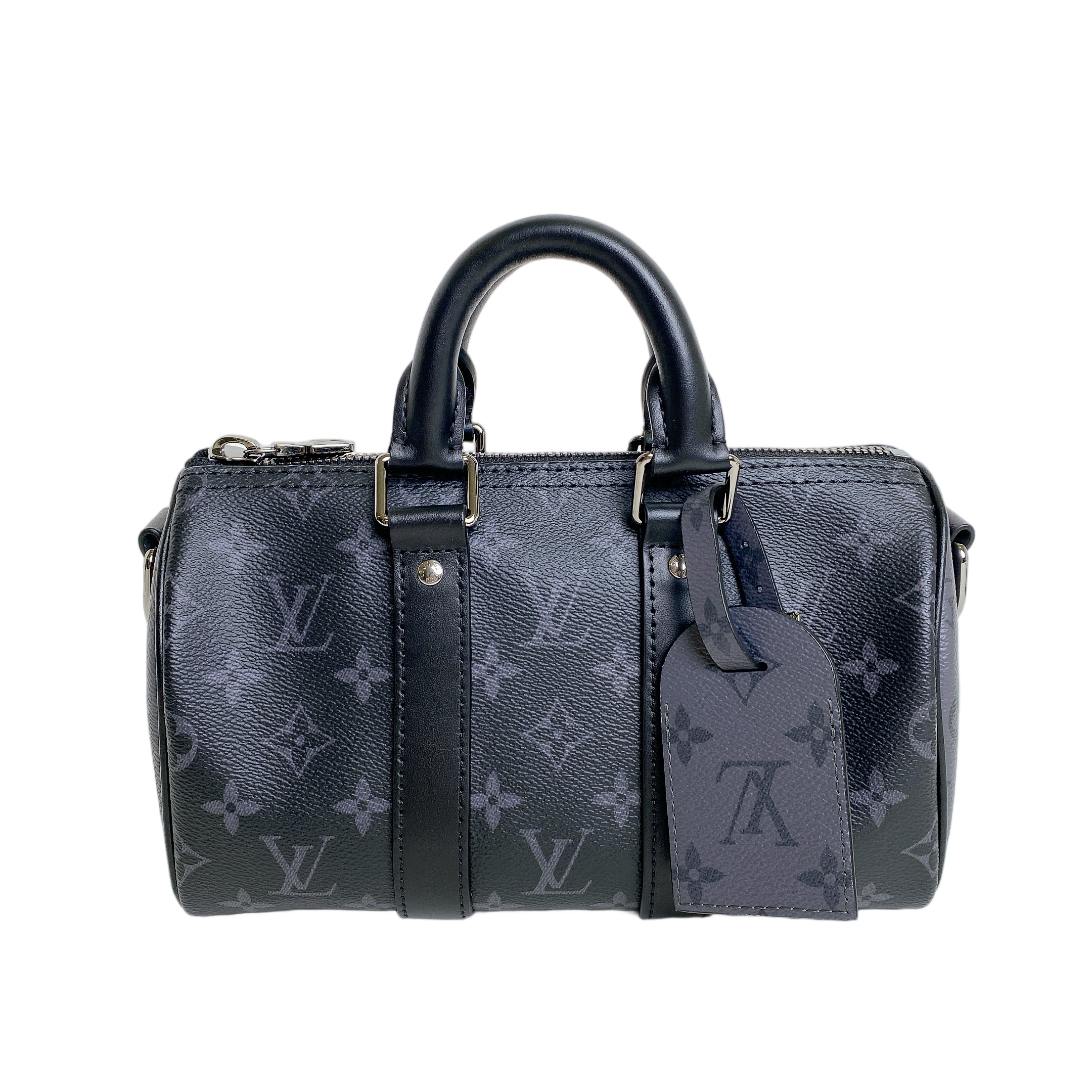 LV Keepall Bandouliere 25 Monogram Eclipse