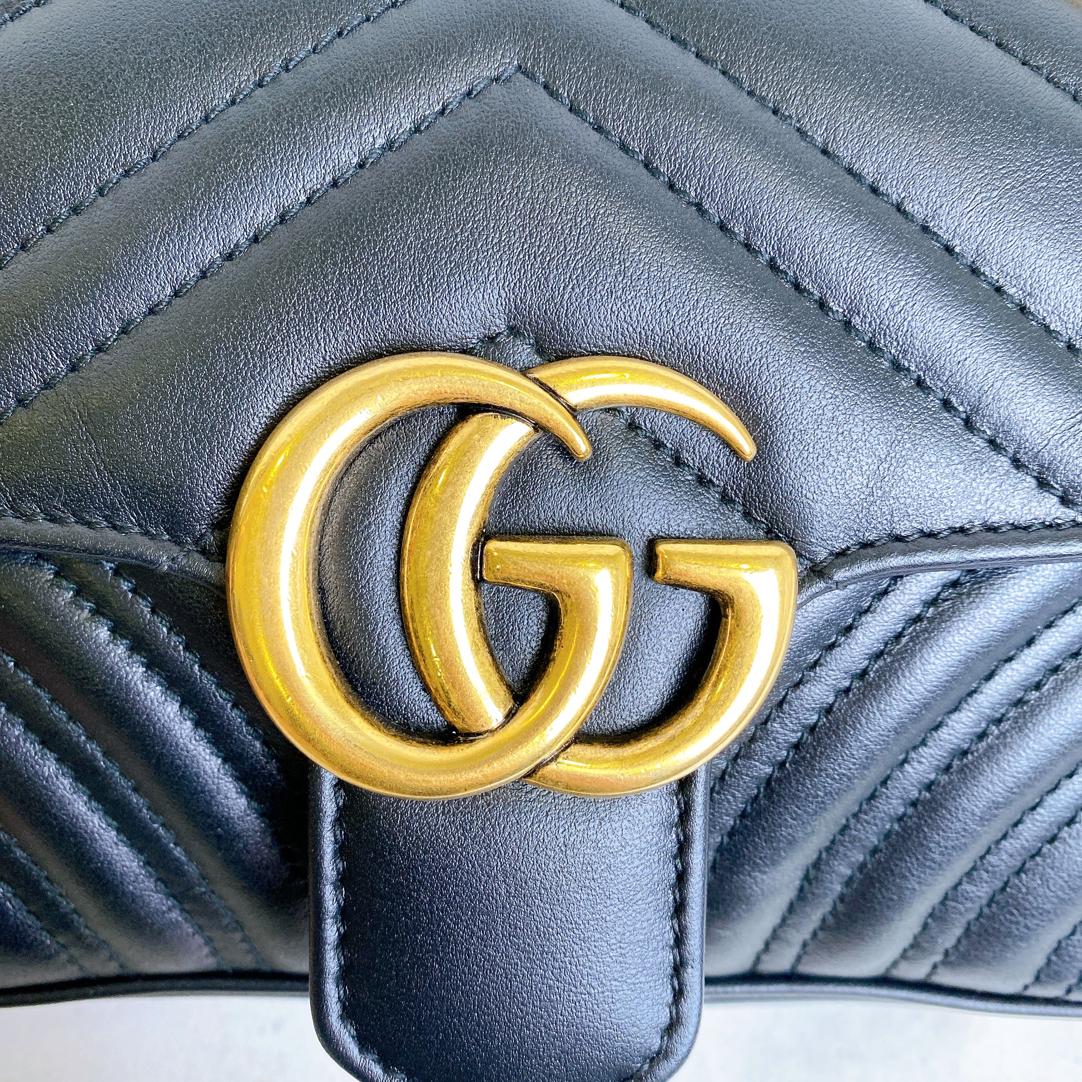 GUCCI MARMONT MINI IN BLACK