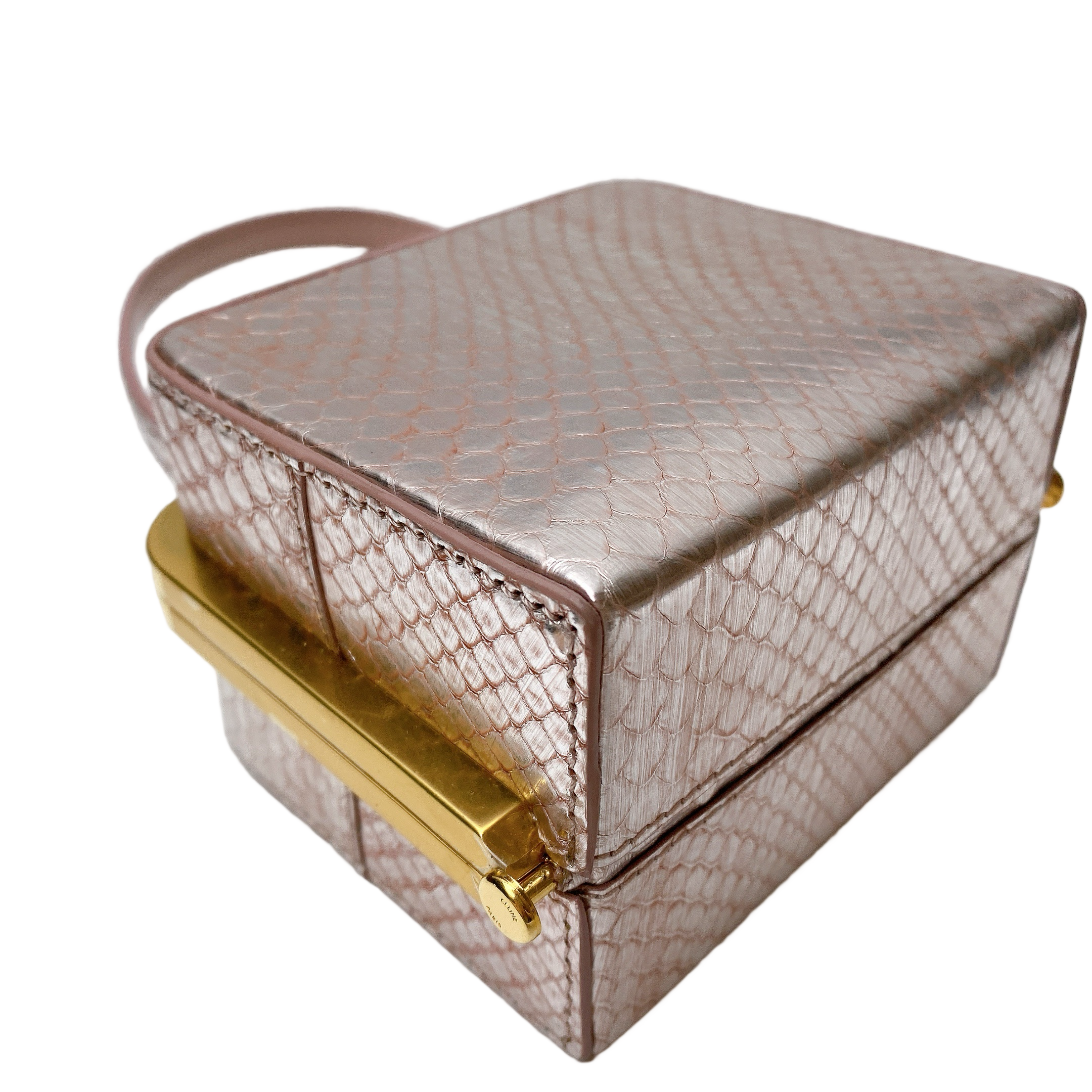 CELINE LANA MINAUDIERE IN PEARLY PYTHON