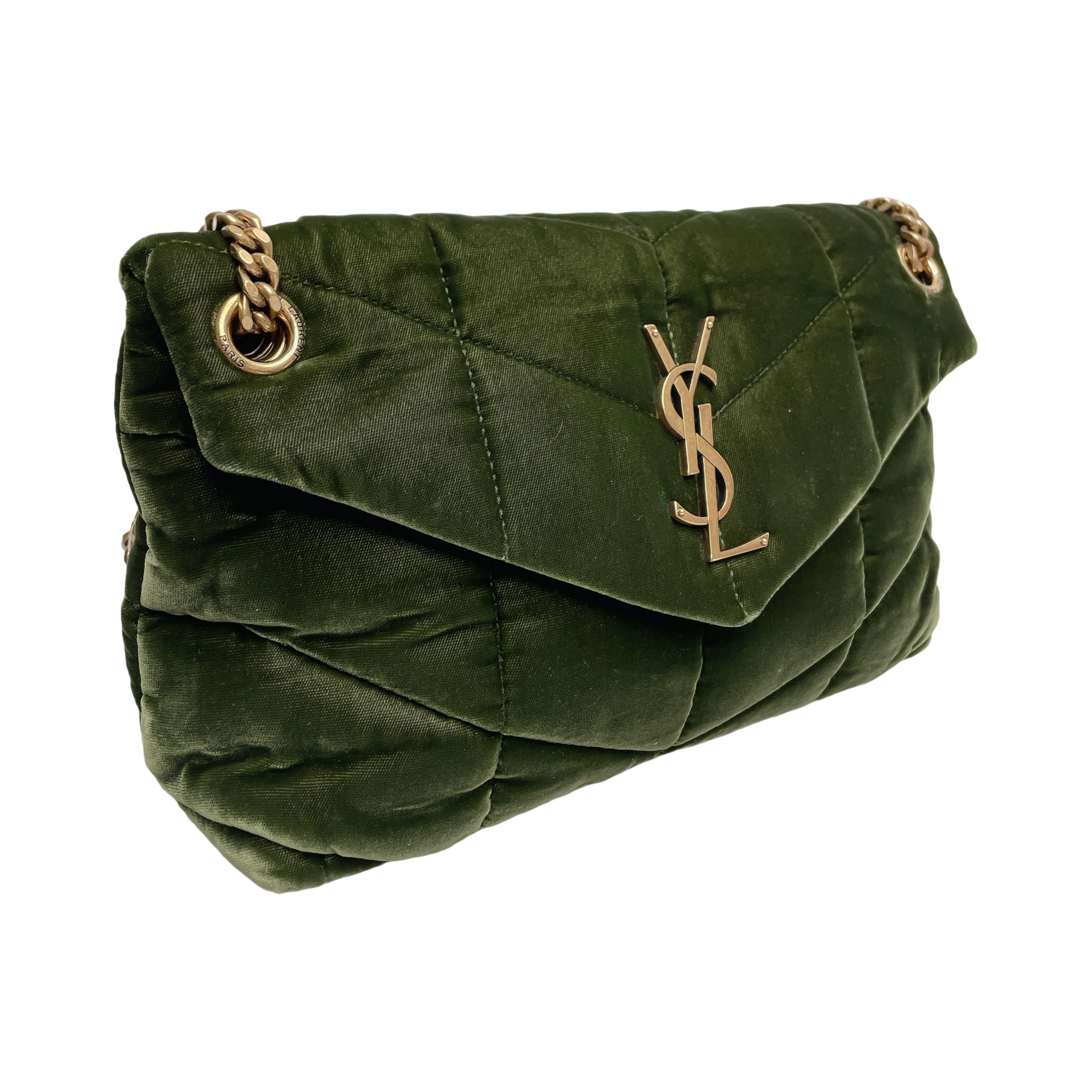 YSL LOULOU PUFFER VELVET