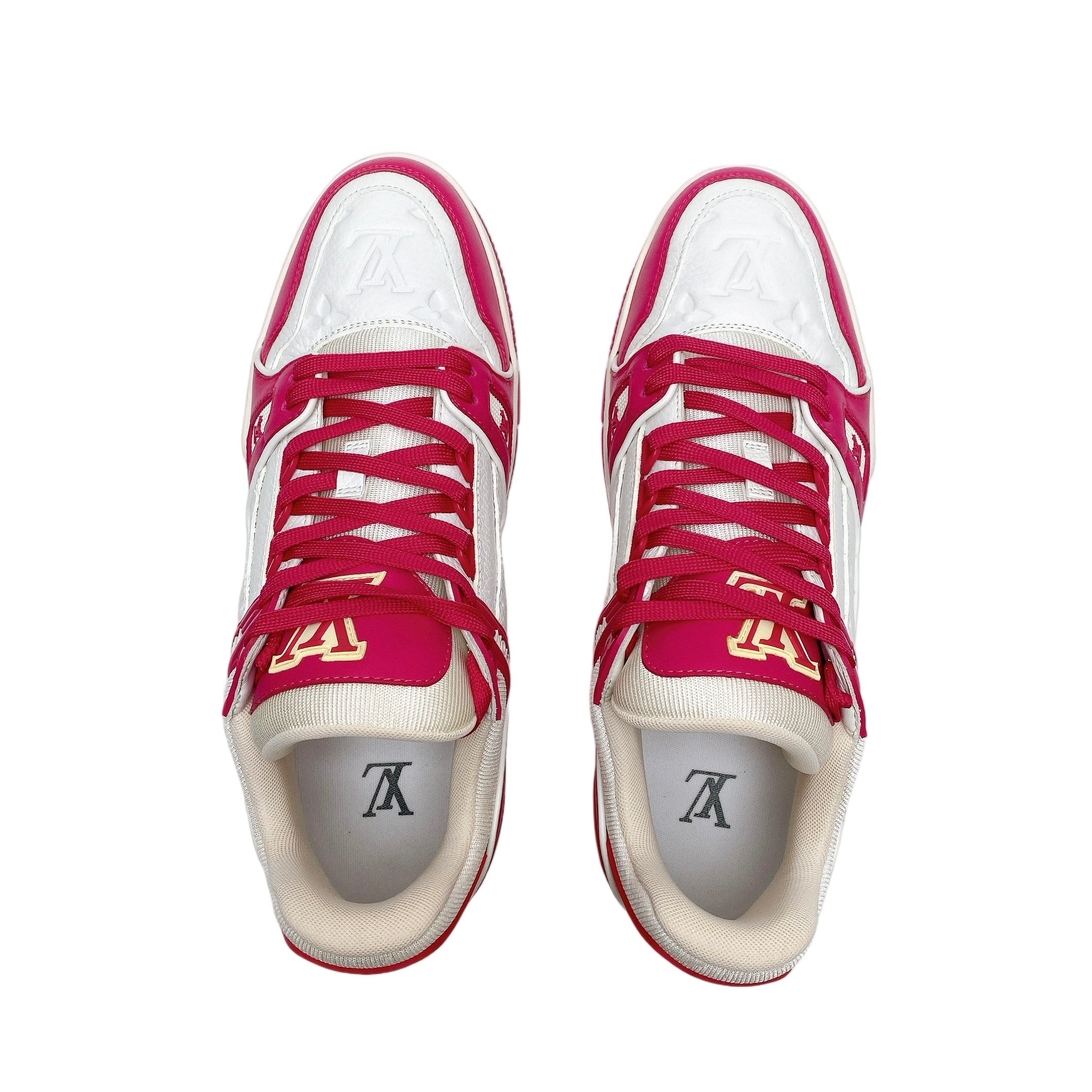 LV TRAINER SNEAKER IN FUCHSIA