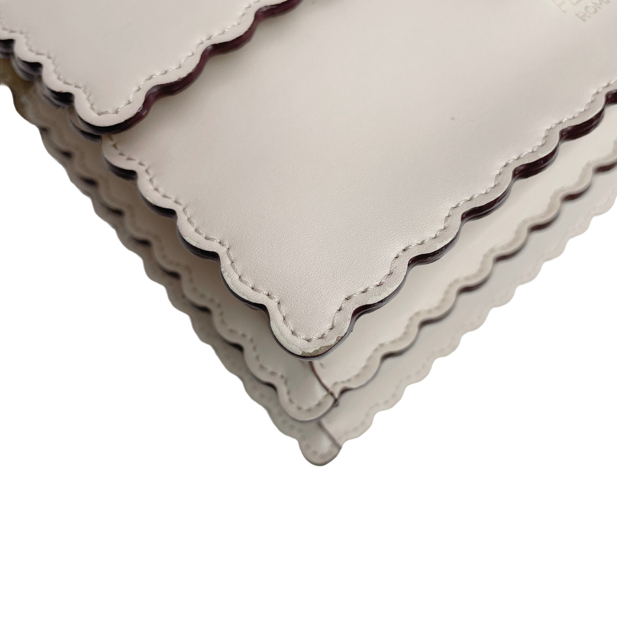 FENDI IVORY SCALLOPED