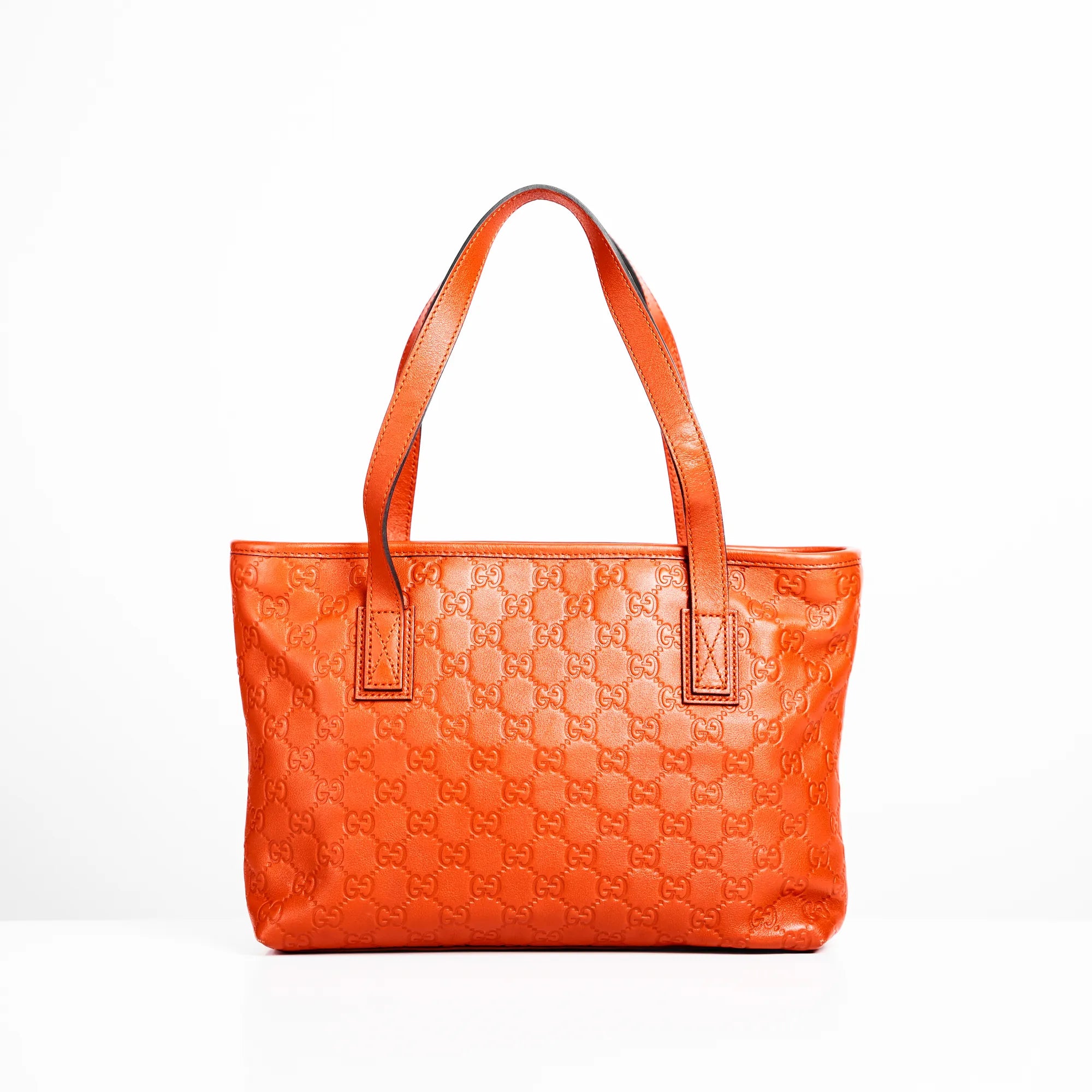 Gucci Guccissima Tote Bag in Orange