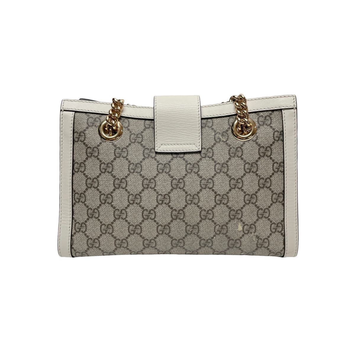 GUCCI PADLOCK CHAIN TOTE SMALL