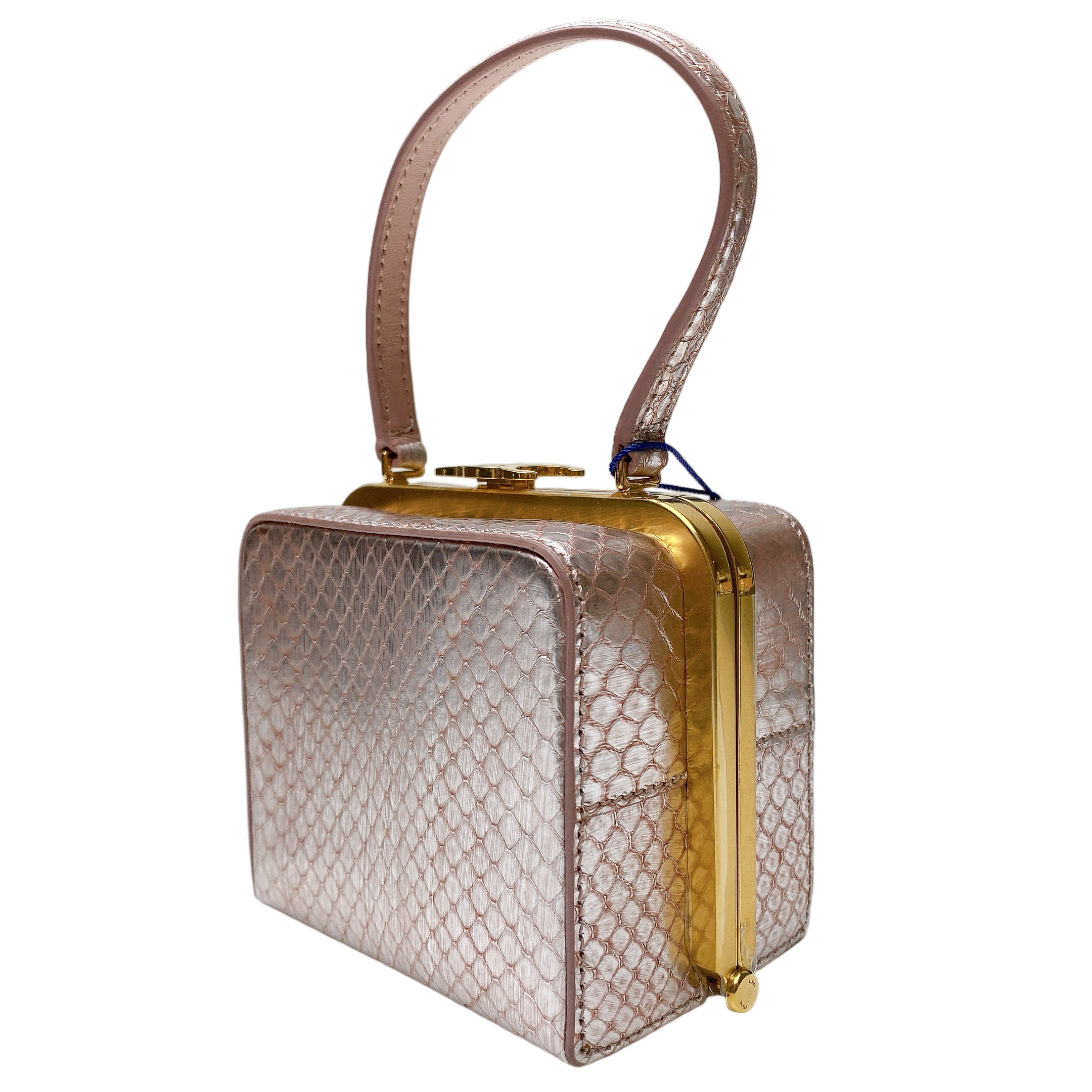 CELINE LANA MINAUDIERE IN PEARLY PYTHON
