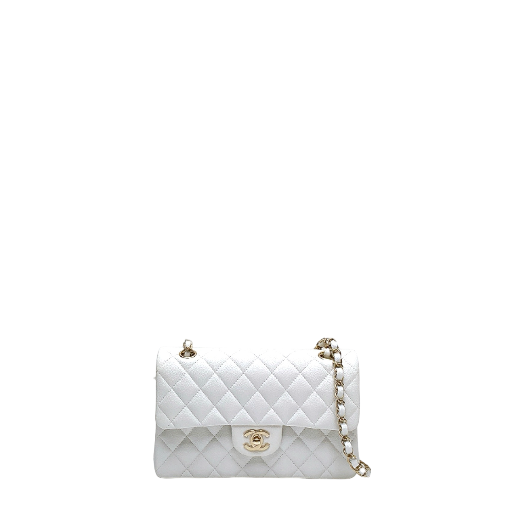 CHANEL CF SMALL IN GHW
