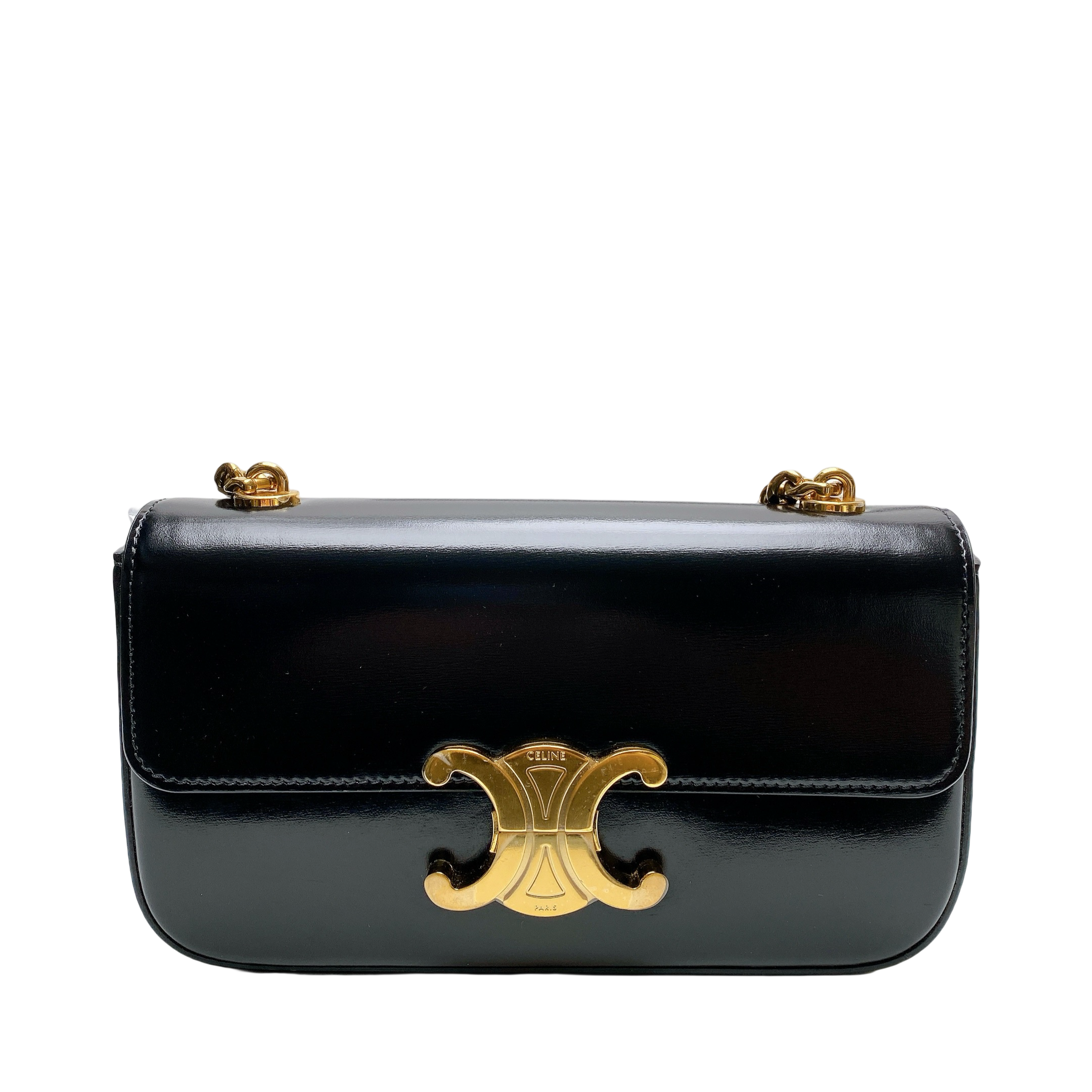 CELINE TRIOMPHE CHAIN SHOULDER BAG