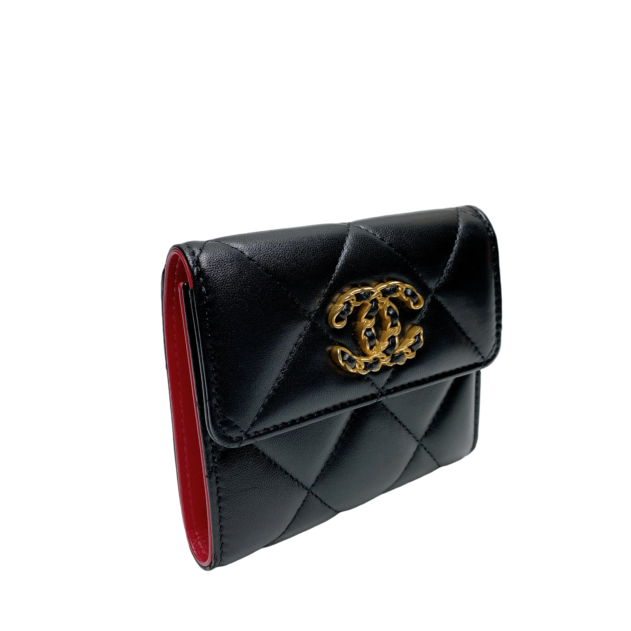 CHANEL 19 FLAP SHORT WALLET